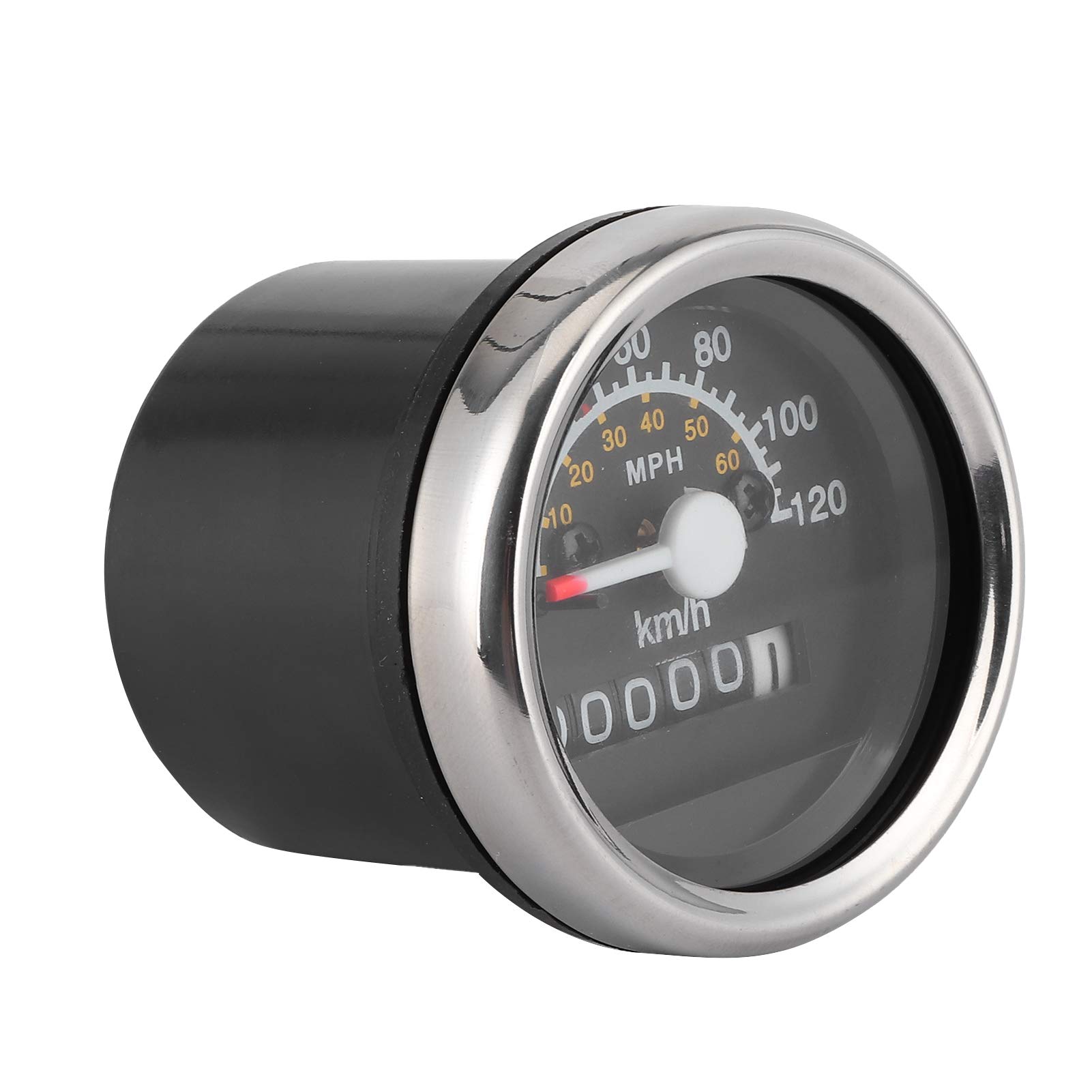 Waterproof LED Motorcycle Speedometer Gauge 0-120Km/h for ATVs & Bikes