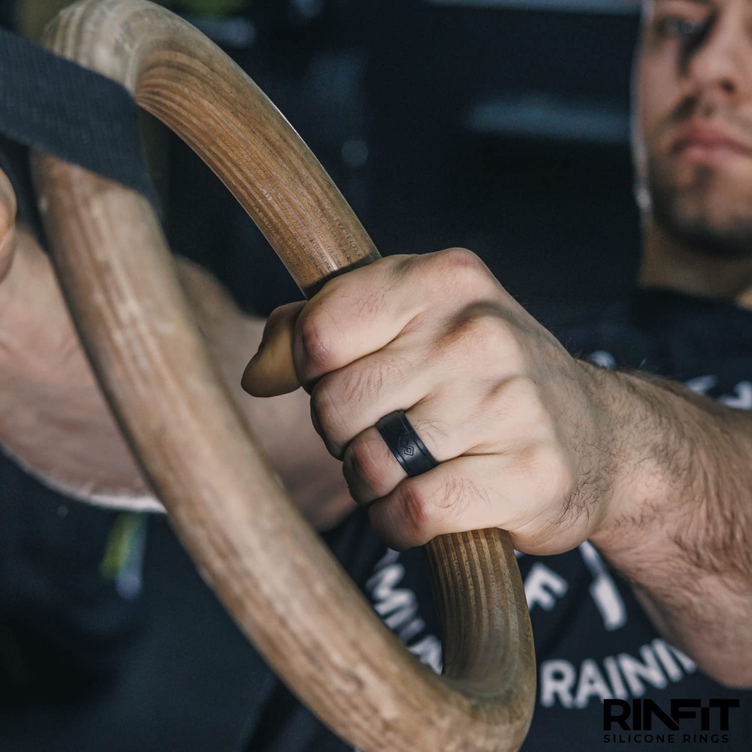 Rinfit 9mm Silicone Wedding Rings for Men - Durable & Comfortable - Perfect for Active Lifestyles