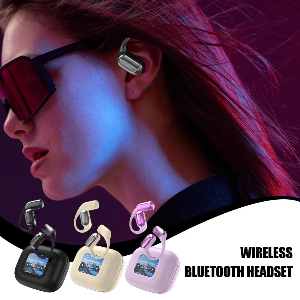 2024 XP2 Wireless Over-Ear Earbuds with Noise Cancelling, Hi-Fi Sound & IPX5 Waterproof - Perfect for Running, Gym & Outdoor Sports (White)