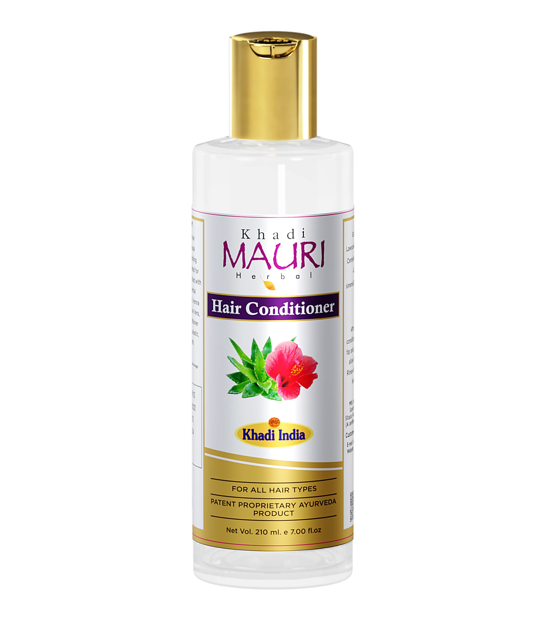 Khadi Mauri Herbal Hair Conditioner - 210ml | Natural & Organic Hair Care for Dry & Damaged Hair | Deep Moisturizing & Nourishing Treatment for Smooth & Shiny Hair | Perfect for Daily Use & Salon-Quality Results at Home