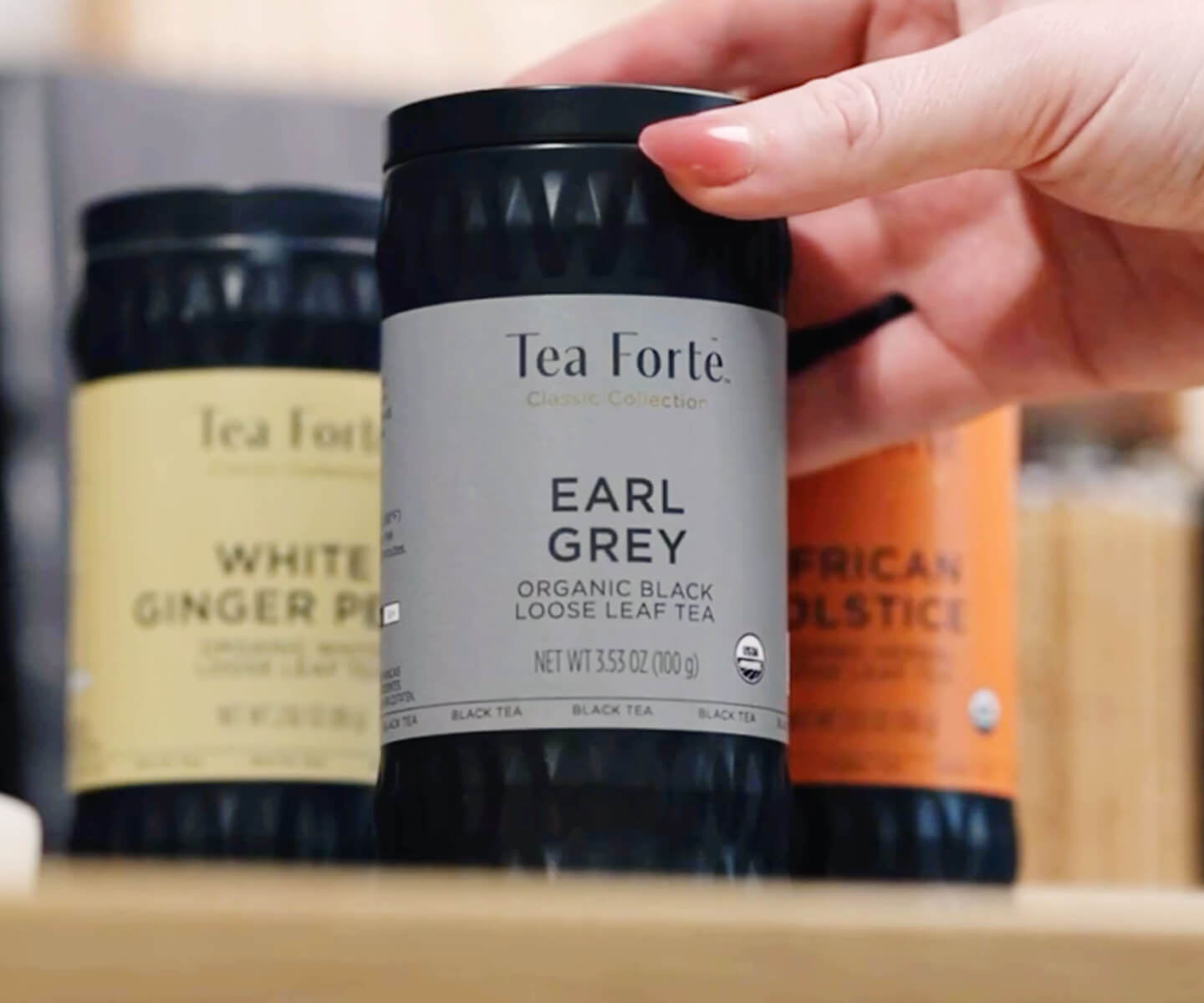 Premium Loose Leaf Tea Canisters - Airtight Storage for Earl Grey Tea | Perfect for Tea Lovers, Home Brewing & Gift Giving