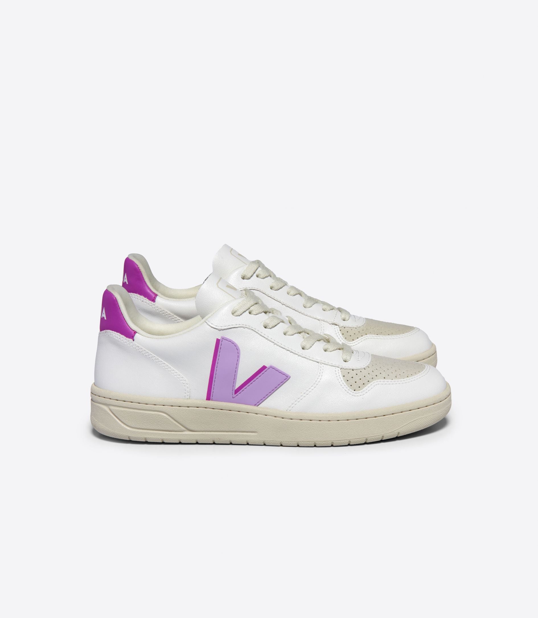 Veja Women's V-10 Sneakers in Orchid Ultraviolet - Stylish & Comfortable Vegan Shoes for Running, Walking & Everyday Wear