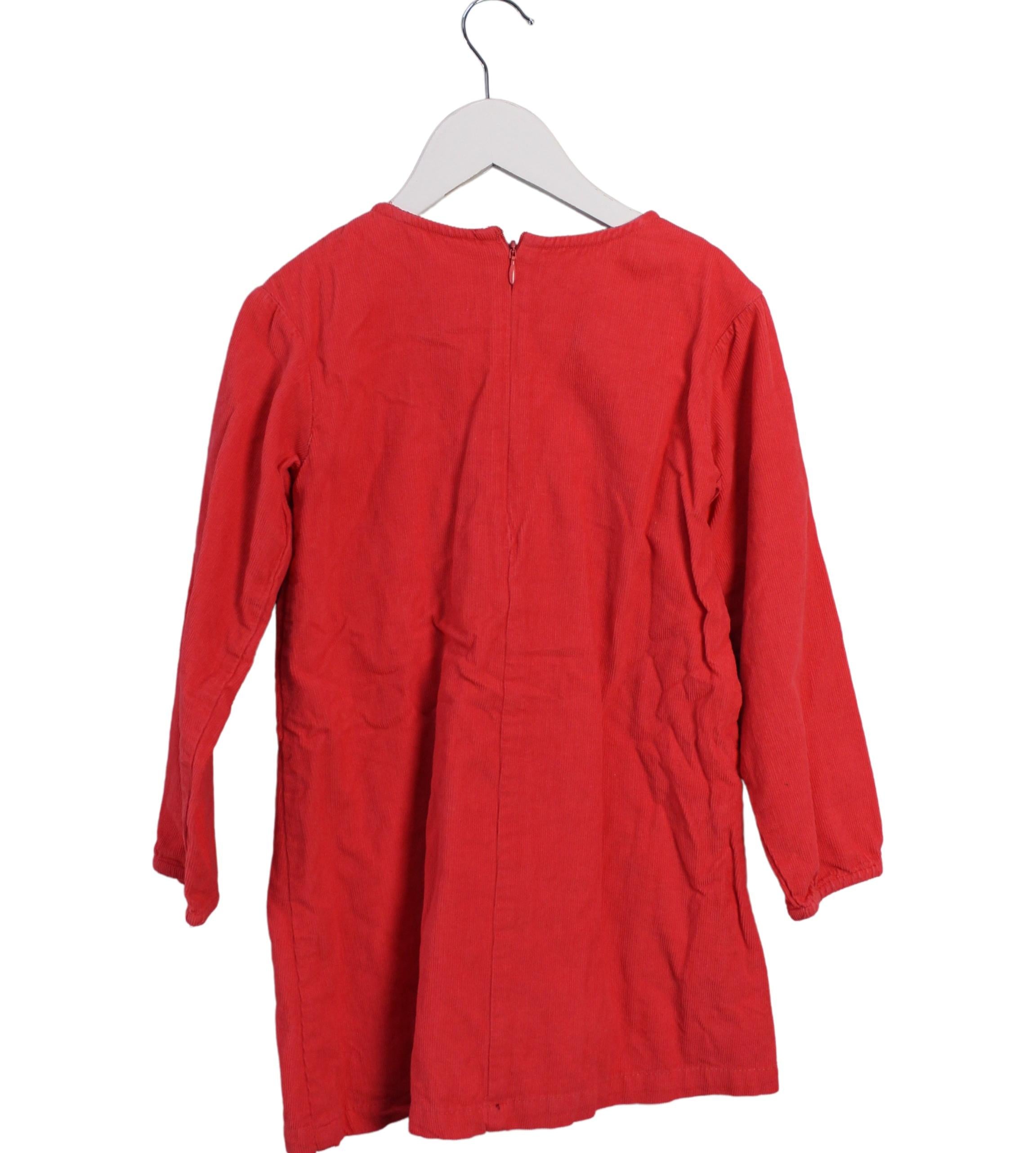 Arsène et les Pipelettes Long Sleeve Dress for Girls 5T - Cute French-Inspired Floral Print Party & School Outfit