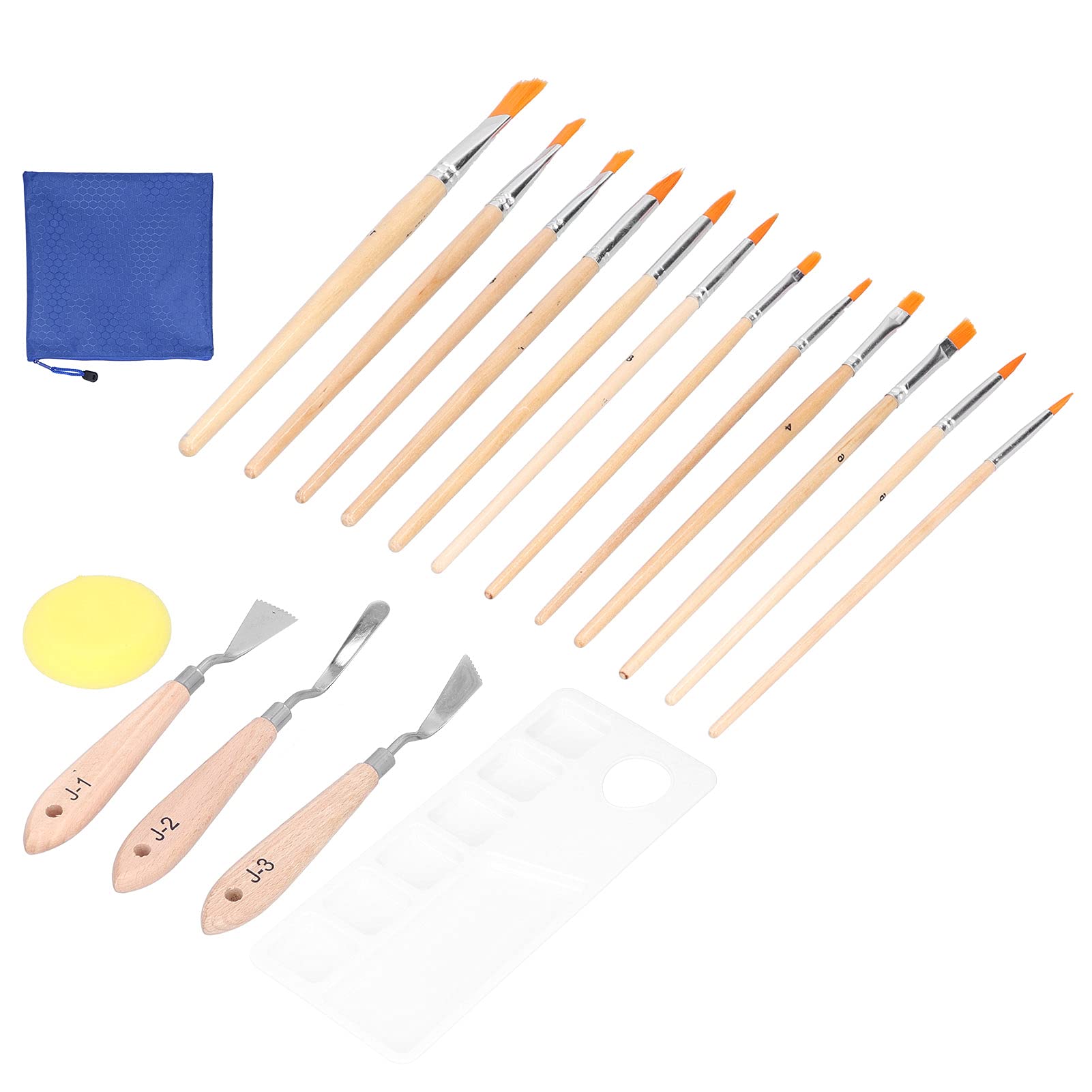Geriop Brush Set - Durable, Portable & Non-Toxic Scraper Tools for Artists, Beginners & Kids | Perfect for Painting, DIY Crafts & Home Decor Projects