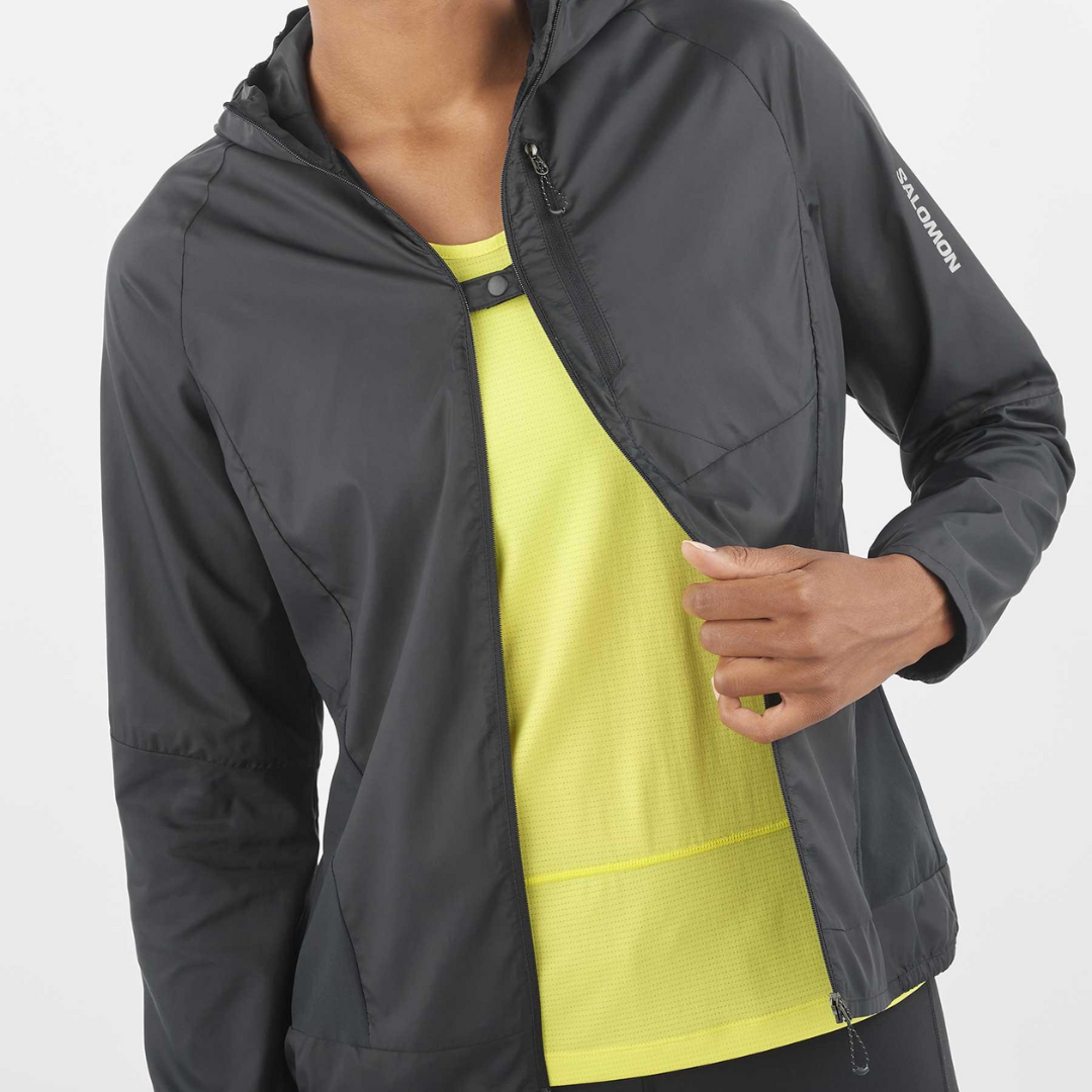 Salomon Women's Bonatti Cross Wind Jacket - Lightweight Waterproof Hiking Jacket for Outdoor Adventures (LC2198800) | Perfect for Trail Running, Camping & Mountain Climbing