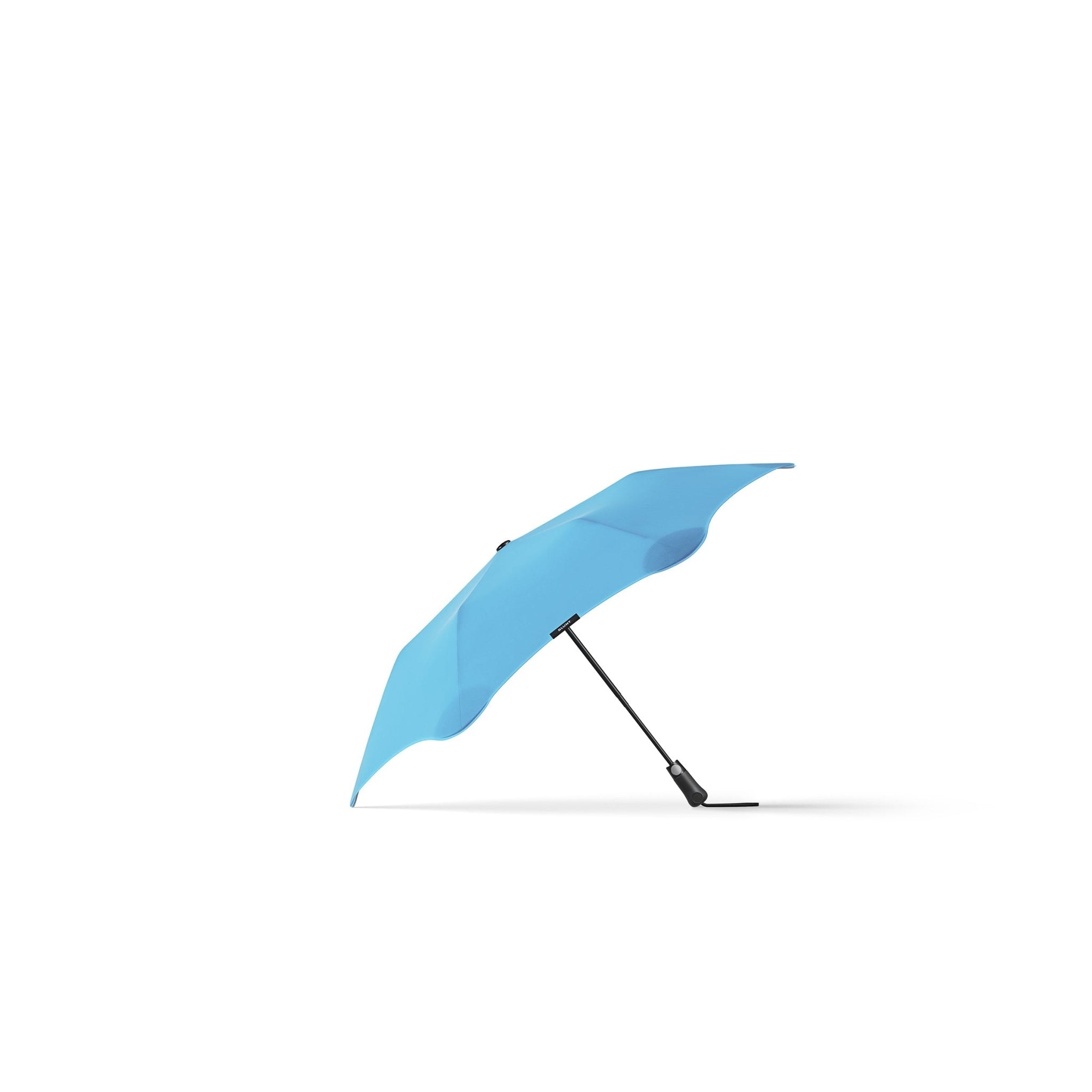 BLUNT Extra Small Metro Umbrella - Compact Windproof Travel Umbrella for Men & Women - Perfect for Commuting, Walking Dogs, and Outdoor Activities (Blue)
