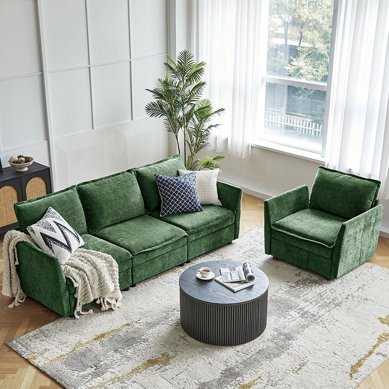 Harmetrix Oversized Soft Sectional Couch with Storage | Modern L-Shaped Sofa Bed with Hidden Compartment | Perfect for Living Room, Family Room & Small Spaces