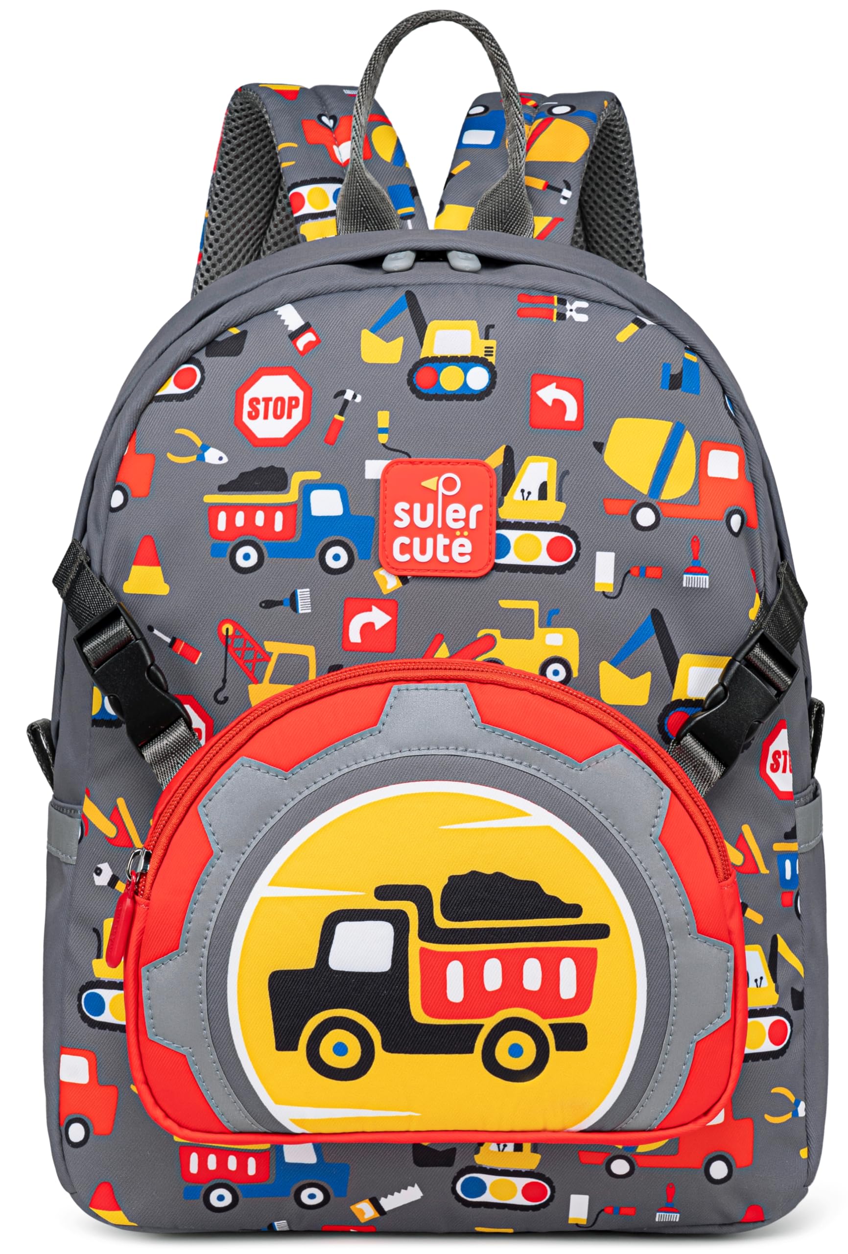 LOIDOU Toddler Backpack for Boys - Cute Kids School Backpack with Adjustable Straps, Lightweight Book Bag for Preschool, Kindergarten, Daycare & Travel - Perfect for School Supplies, Outdoor Adventures and Daily Use