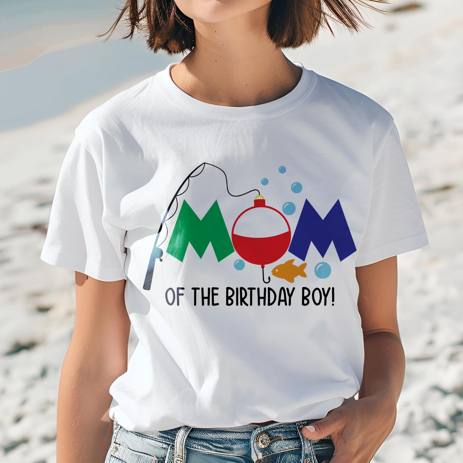 First Birthday Fishing Boy Outfit - Big One Theme Matching Dad & Mom T-Shirts - Cute 1st Birthday Party Clothes for Family Photos and Special Celebrations