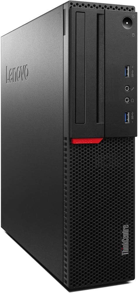 Lenovo ThinkCentre M700 SFF Business Desktop PC - Intel Core i3-6100 3.7GHz, 8GB DDR4 RAM, 256GB SSD, WiFi, Bluetooth, Windows 10 Pro (Renewed) - Compact Office Computer for Dual Monitor Setup, Accounting, Call Centers & Home Office Workstations