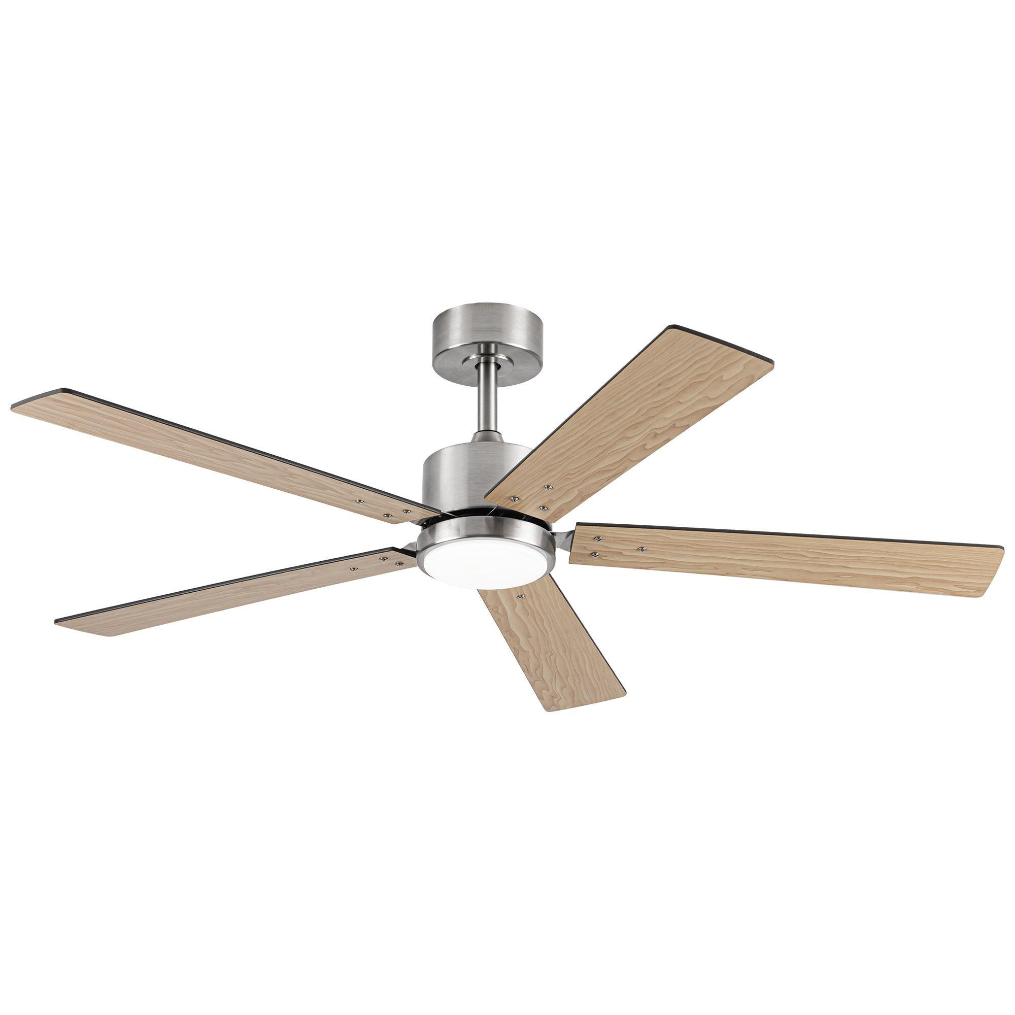 Vaczon 56 Inch DC Motor Ceiling Fan with Remote Control, LED Light Kit - Energy Efficient Quiet Operation for Living Room, Bedroom, Office