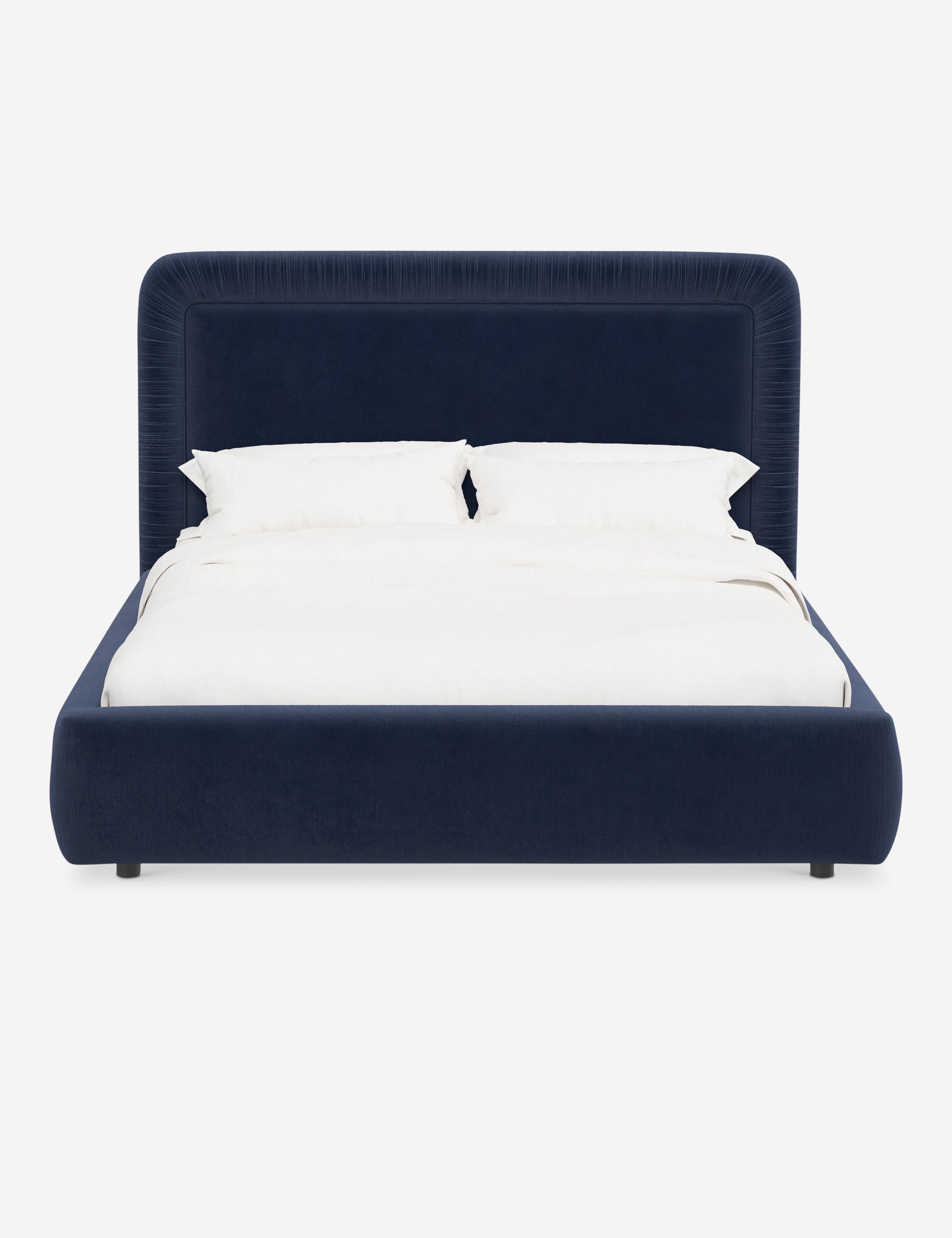 Courtet Platform Bed Frame - Modern Minimalist Wooden Bed with Storage - Perfect for Small Bedrooms, Guest Rooms & Studio Apartments
