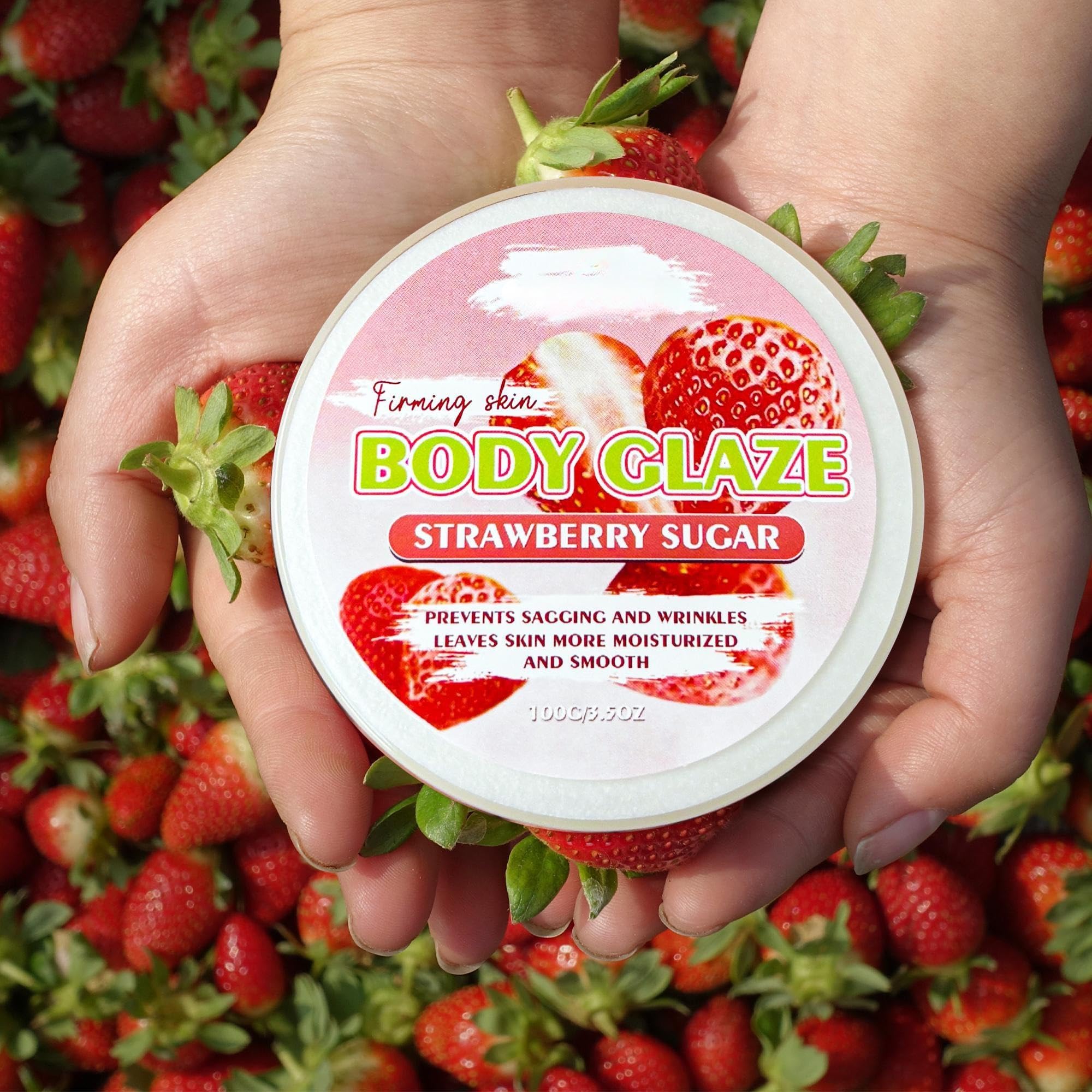Body Glaze Donut-Shaped Body Butter - 3.5 oz Deep Moisturizing Magnesium Cream for Soft Skin | Ultra Hydrating Body Lotion for Dry Skin Care | Perfect for Daily Use, After Shower & Before Bed