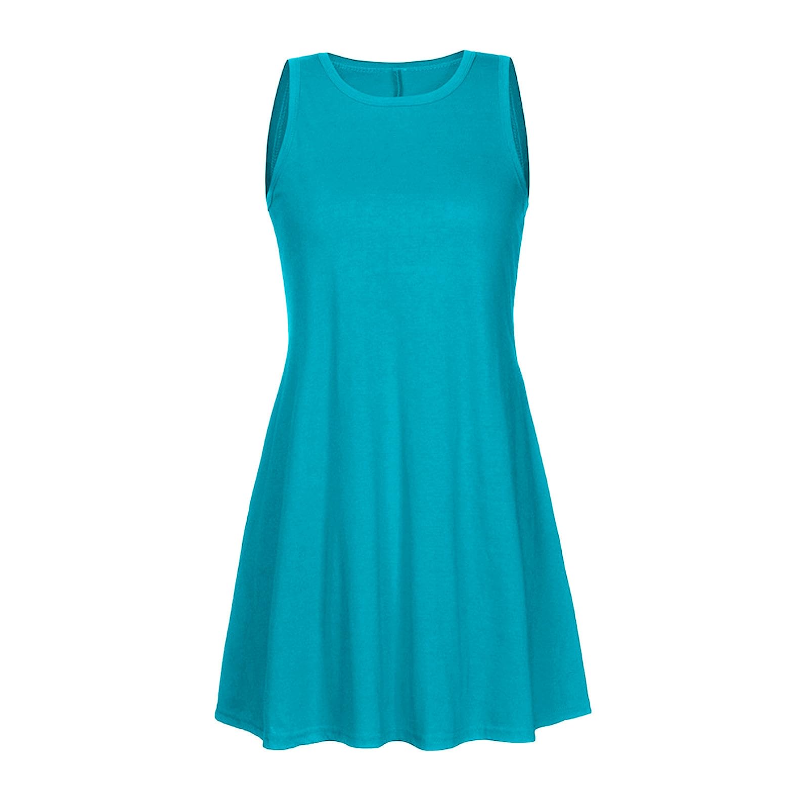**2024 Plus Size Summer Dresses for Women - Sleeveless Flowy Ruffle Mini Sundresses with Pockets | Beach, Casual & Party Wear | Sexy & Comfortable**