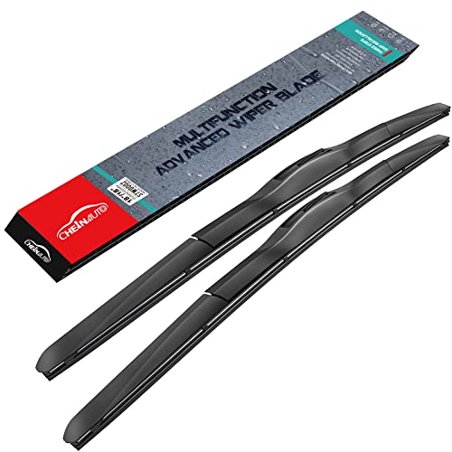 Premium GARVEE 18-Inch Rubber Wiper Blades - Durable, Quiet Windshield Wipers for All-Season Use - Perfect for Cars, Trucks & SUVs in Rain, Snow & Harsh Weather