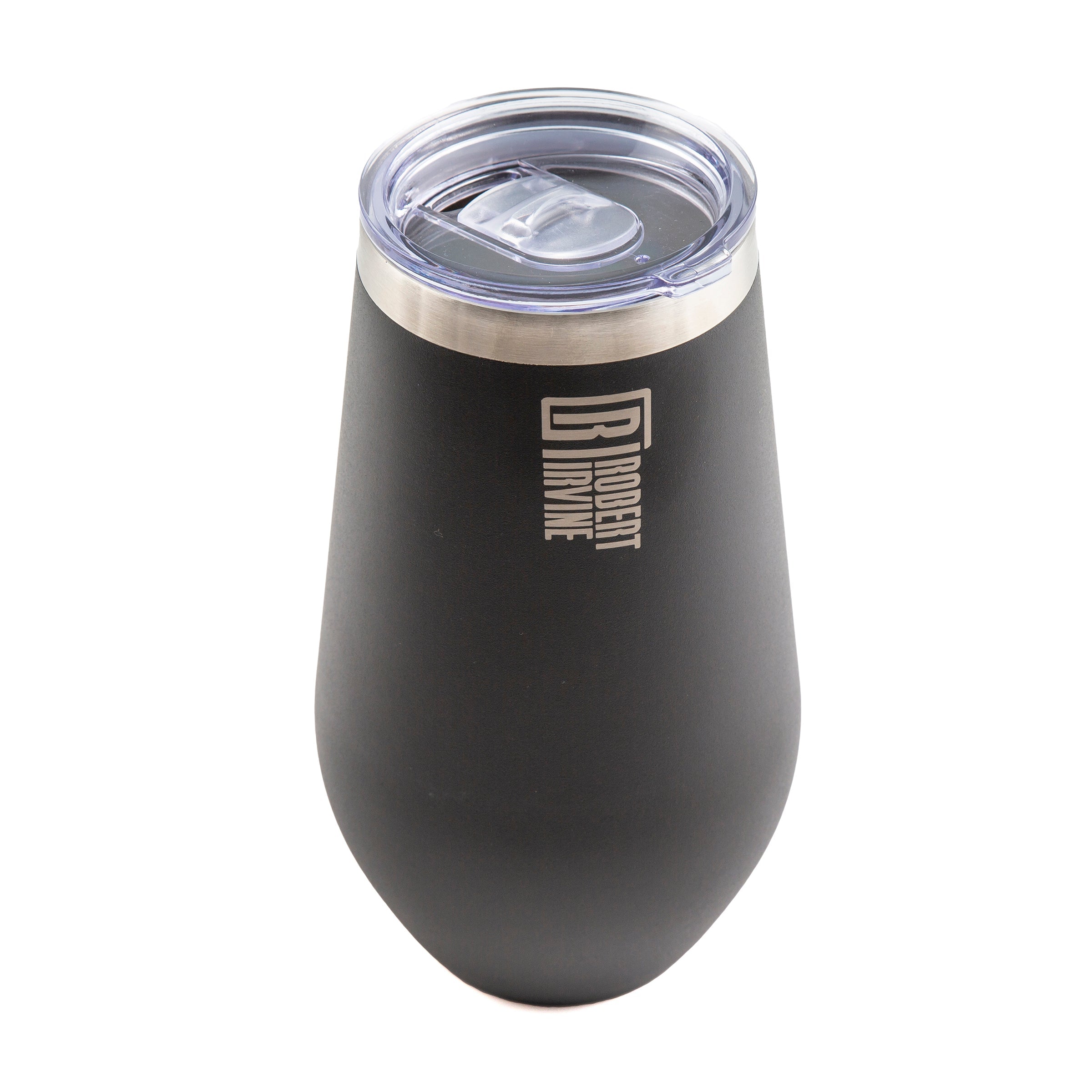 Premium Black Wine Tumbler with Lid - 16oz Insulated Stainless Steel Cup for Red & White Wine - Perfect for Outdoor Picnics, Dinner Parties & Travel