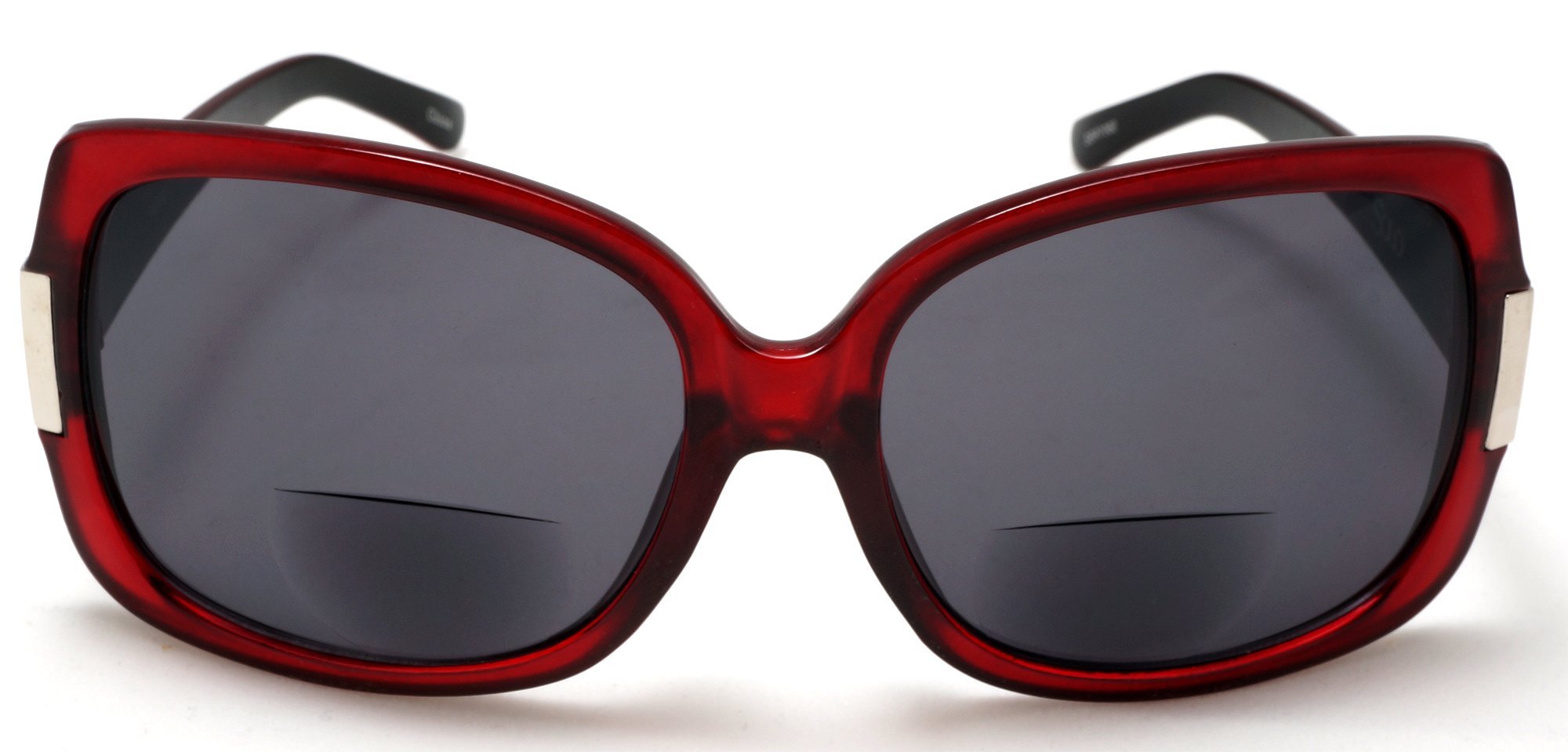 Bifocal Reading Sunglasses for Women - SAMBA SHADES Fashionable Jackie O Style with Built-in Readers - Perfect for Outdoor Reading, Driving, and Beach Activities