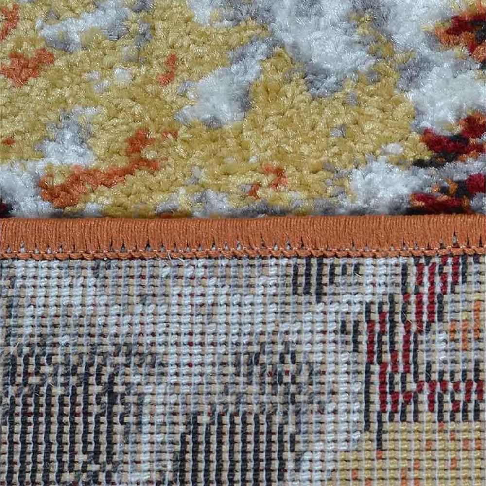 Poppy Machine Woven Rug - Soft Bohemian Area Rug for Living Room, Bedroom, Nursery - Non-Slip & Durable Home Decor