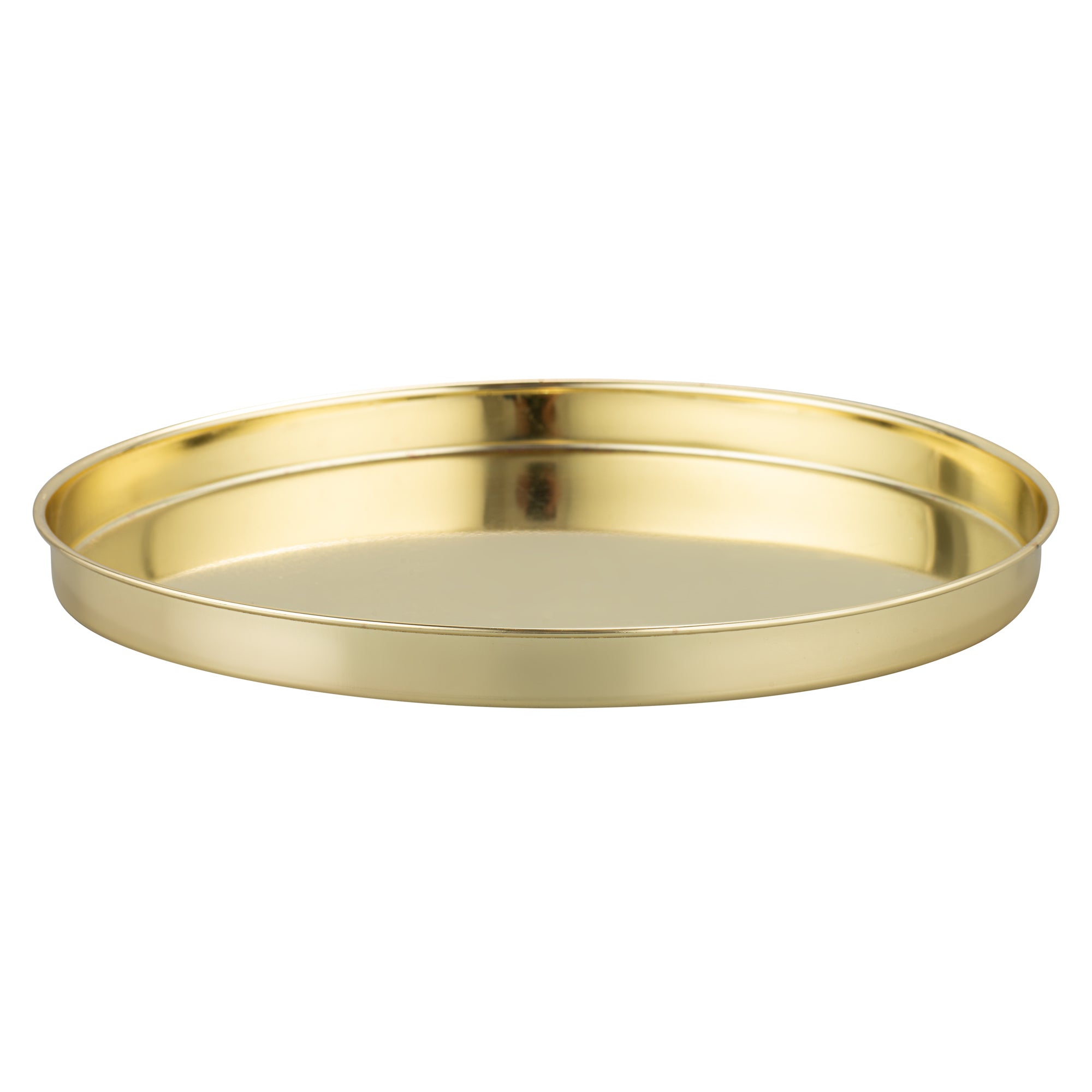 Luxury Gold Plated Stainless Steel Serving Tray - 12.5