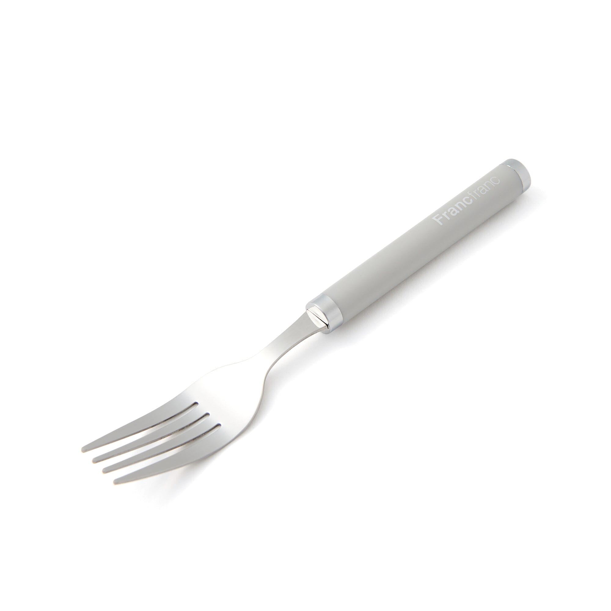 Premium 4-Piece Cutlery Set with Logo - Elegant Grey Stainless Steel Utensils for Dining, Kitchen & Gifting