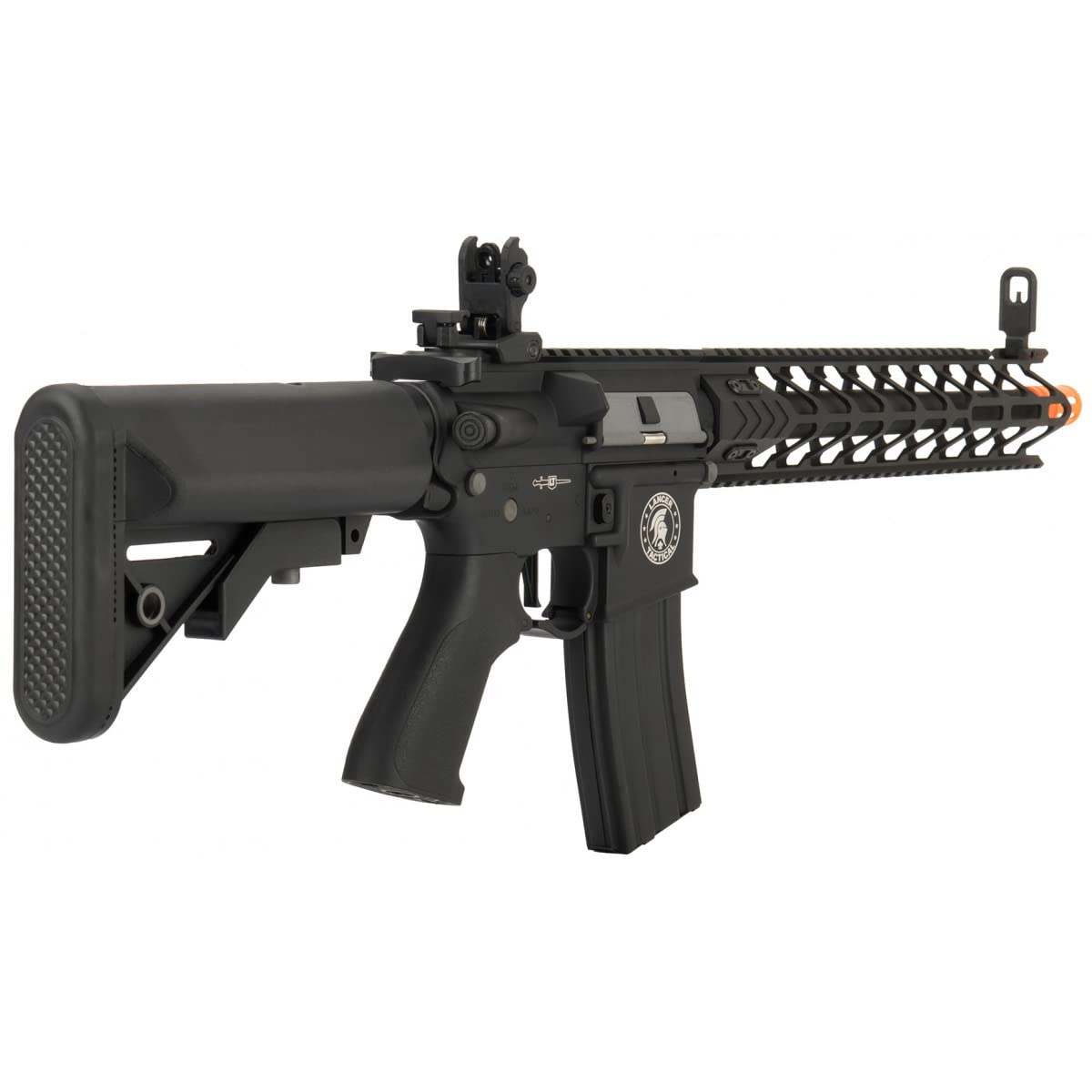 Lancer Tactical M4 Gen 2 Enforcer Proline Full Metal AEG Airsoft Rifle - Black | High Performance Airsoft Gun for Outdoor Skirmishes & Tactical Training