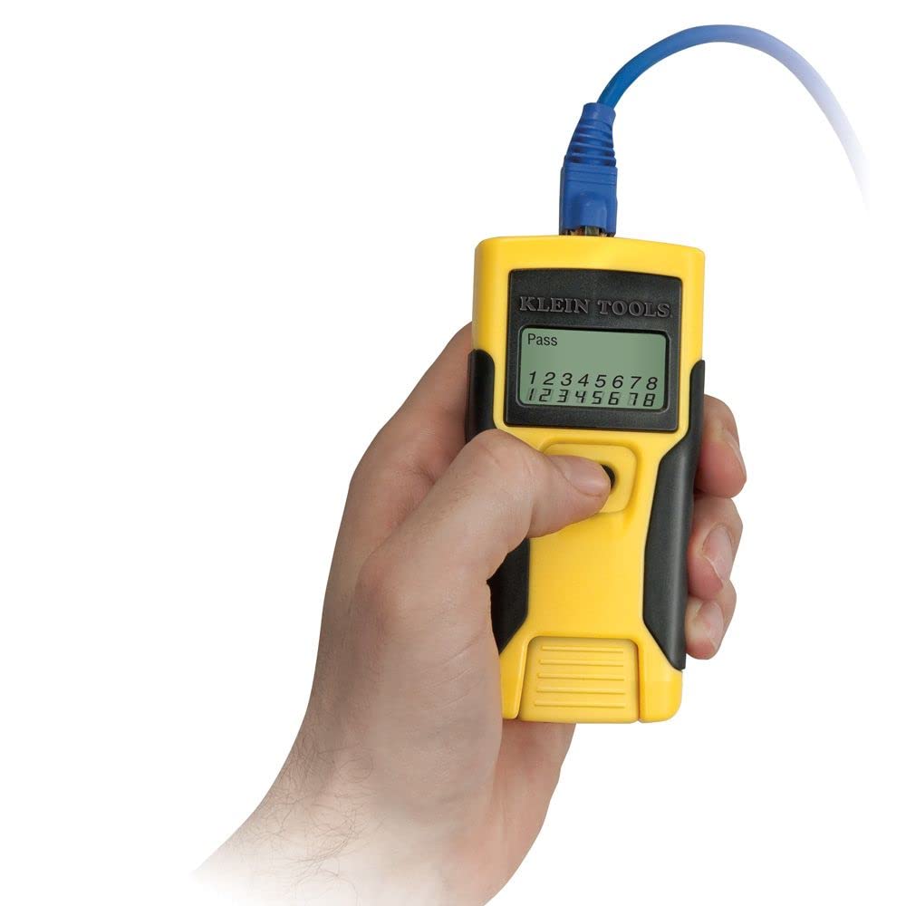 Klein Tools VDV026-812 LAN Cable Installation and Network Tester Starter Kit for Ethernet, Cat5, Cat6 - Perfect for IT Professionals, Network Technicians, and Home Networking Setup