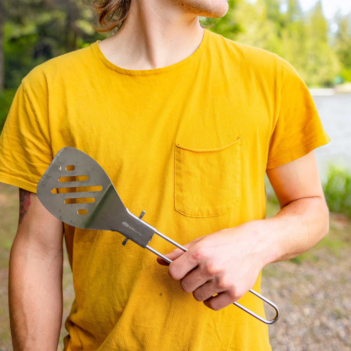 5-Piece Folding Chef Tool Set - Compact Kitchen Utensils for Camping, Travel & Small Space Cooking | Portable Cooking Accessories