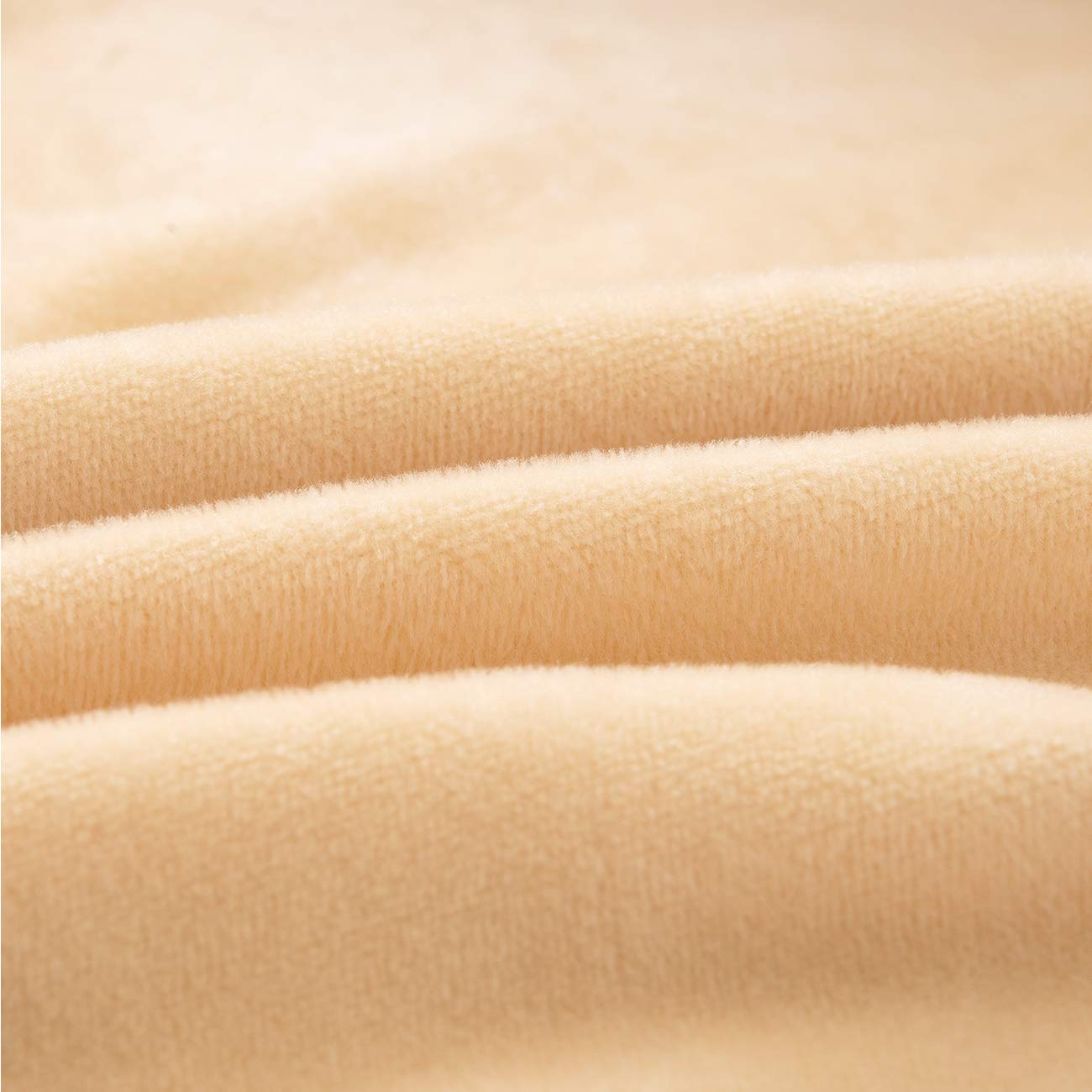 Elastic Sofa Covers for 3 Seater Couches - Velvet Stretchable Slipcovers in Cream | Thick Protective Sofa Cover for Living Room, Family Room & Home Decor