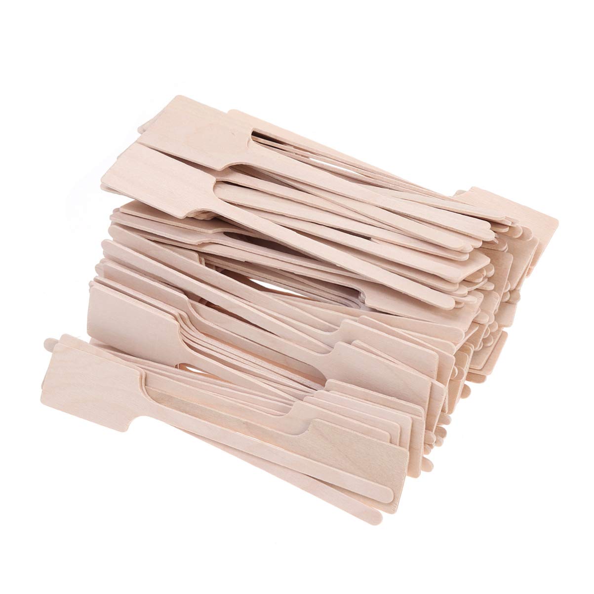 100pcs Wooden Coffee Stir Sticks - Natural Wood Stirrers for Hot & Cold Drinks - Perfect for Coffee, Tea, Cocktails & Baking (6 inch) | Eco-Friendly Disposable Stirring Rods for Home, Office & Cafes