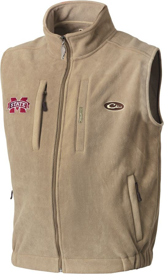 Mississippi State Bulldogs Windproof Layering Vest for Men & Women - Lightweight Insulated Puffer Vest for Outdoor Activities, Hiking, and Tailgating