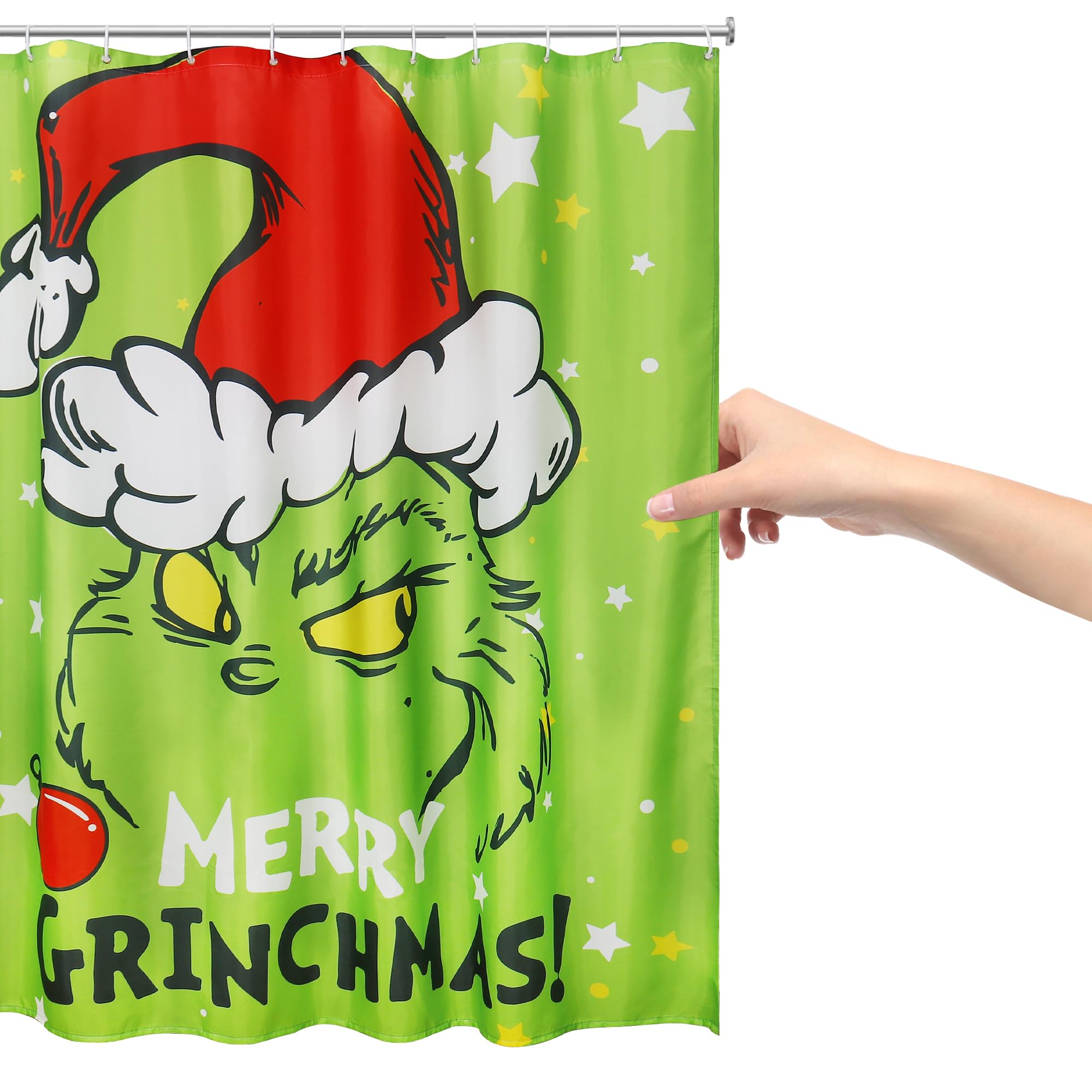 Festive Christmas Shower Curtain Set - 72