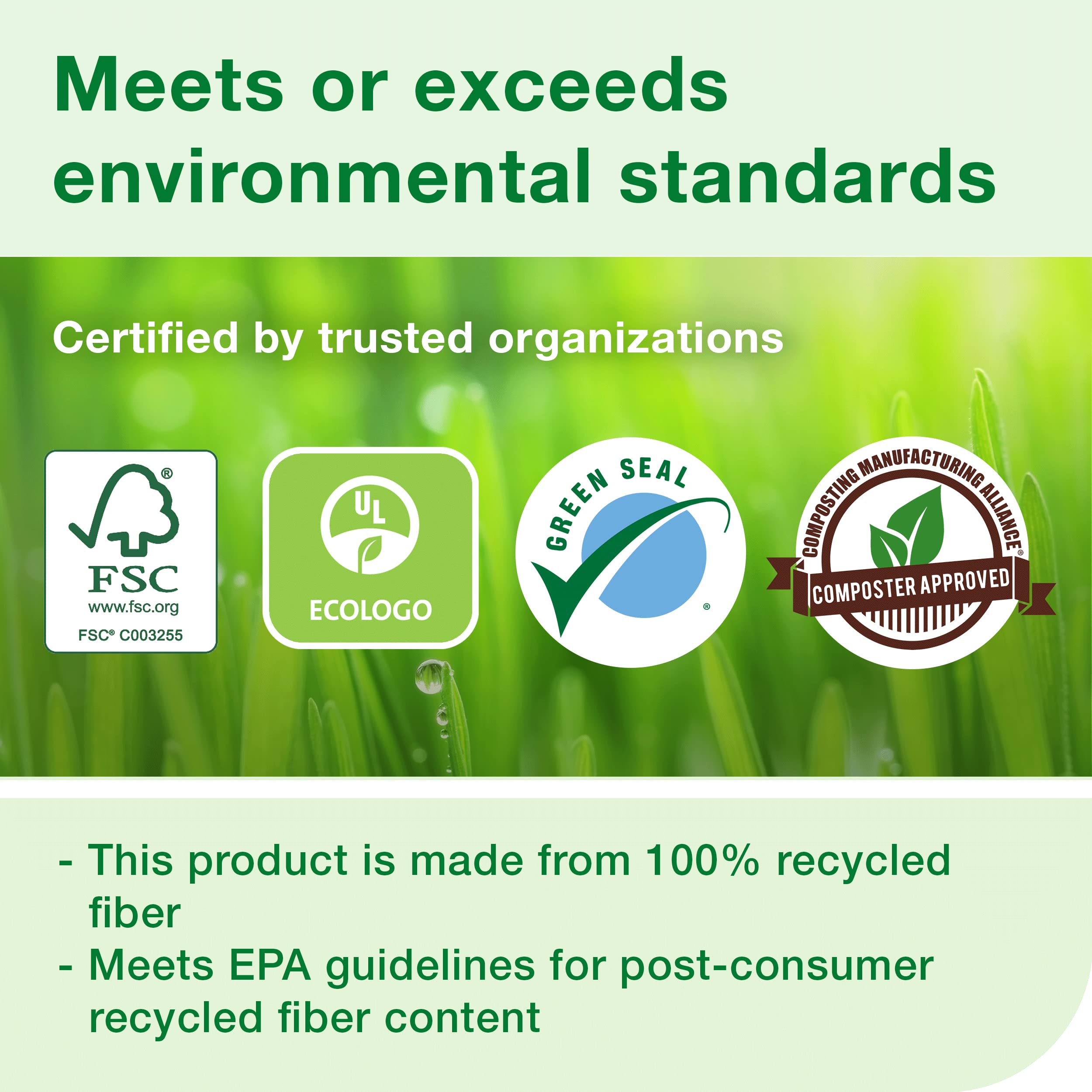Tork Xpressnap Eco-Friendly Recycled 1-Ply Napkins, 8.5