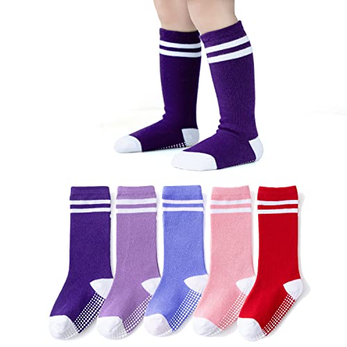 Athletic Stripes Girls 5 Pairs