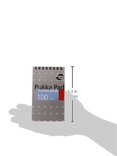 Pukka Pad A7 Metallic Pocket Notebook - 6 Pack | Small Refillable Notepad for Journaling, Notes & To-Do Lists | Perfect for Travel, Office & School