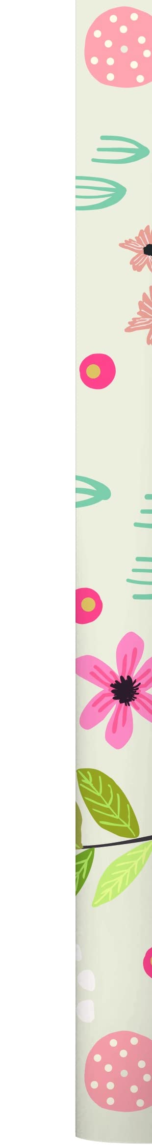 Premium Cat and Floral Pattern Gift Wrapping Paper Rolls - Perfect for Birthday Presents, Holiday Gifts & Party Decorations | GRAPHICS & MORE