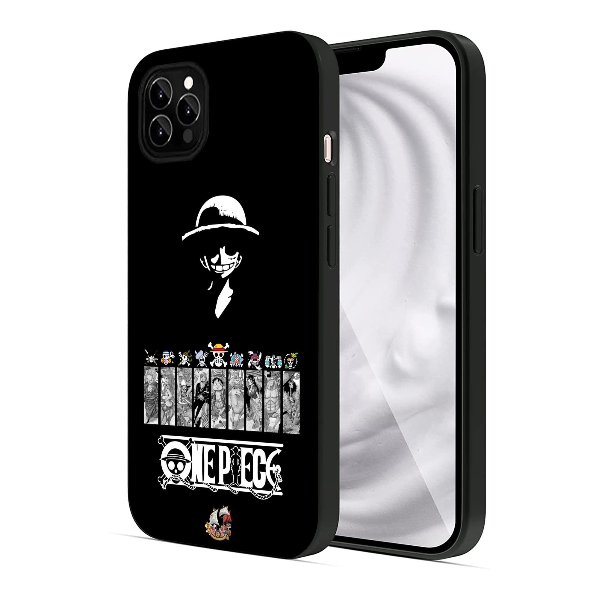 LYTING Anime Soft TPU Shockproof Case for iPhone 12 Pro Max (6.7 inch) - Cute Japanese Style Protective Phone Cover | Perfect for Daily Use, Travel & Gift Giving