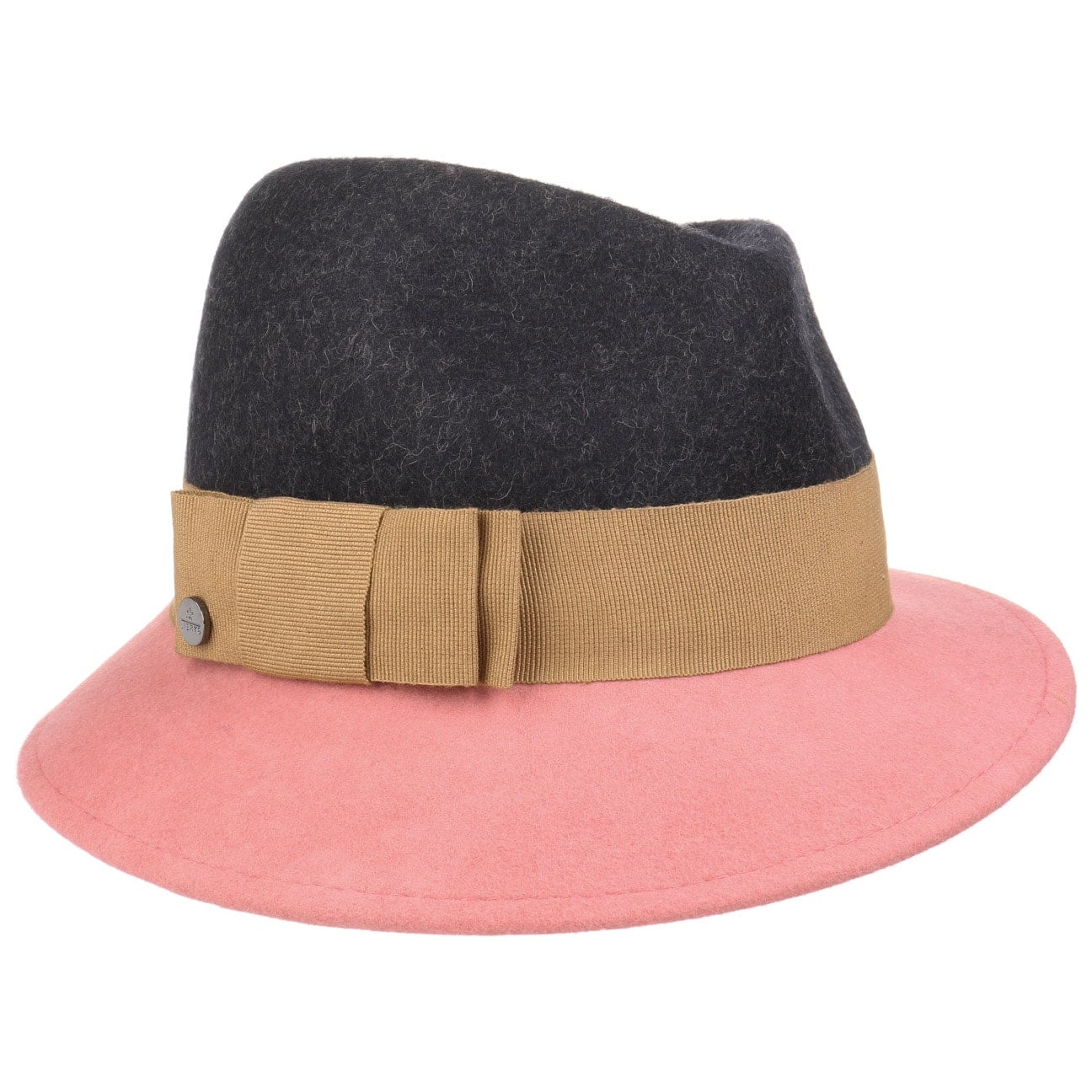Lierys Asym Twotone Wool Felt Hat - Stylish Winter Fashion Accessory for Women | Perfect for Outdoor Events, Travel & Cold Weather