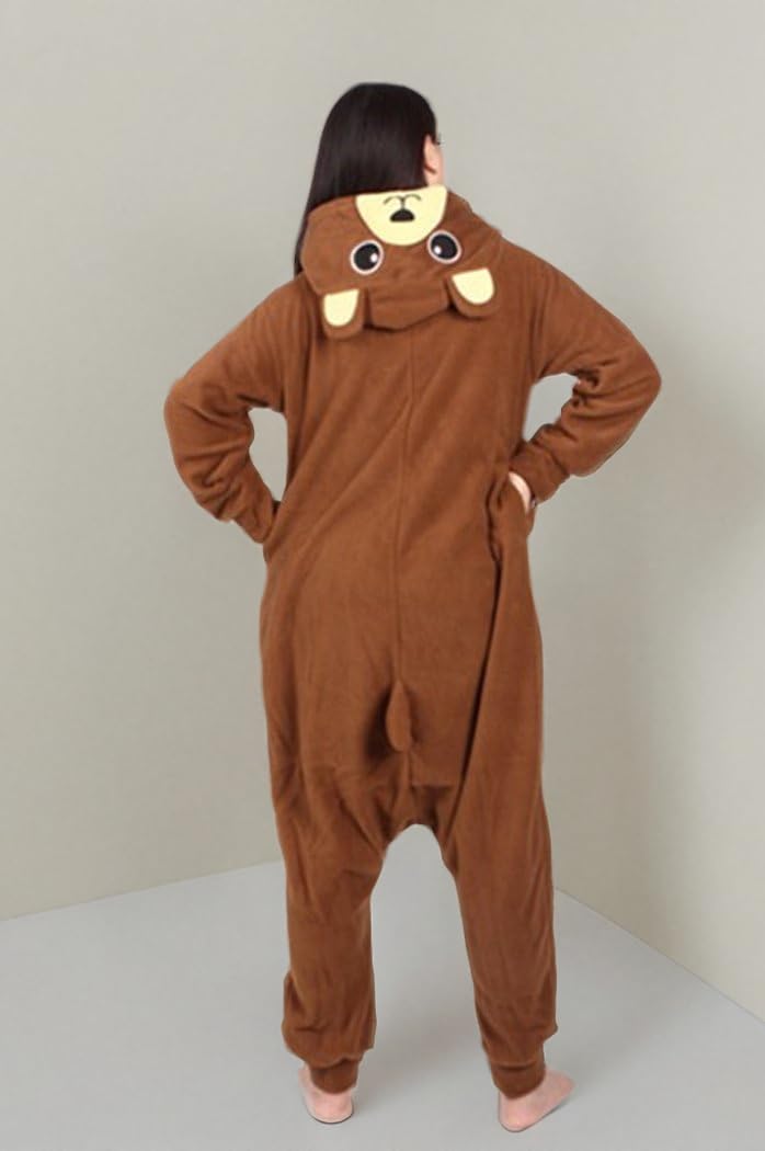 WOTOGOLD Bear Animal Cosplay Costume - Unisex Adult Pajama Set for Halloween, Christmas Parties & Themed Events | Soft & Comfortable Sleepwear for Cosplay Enthusiasts