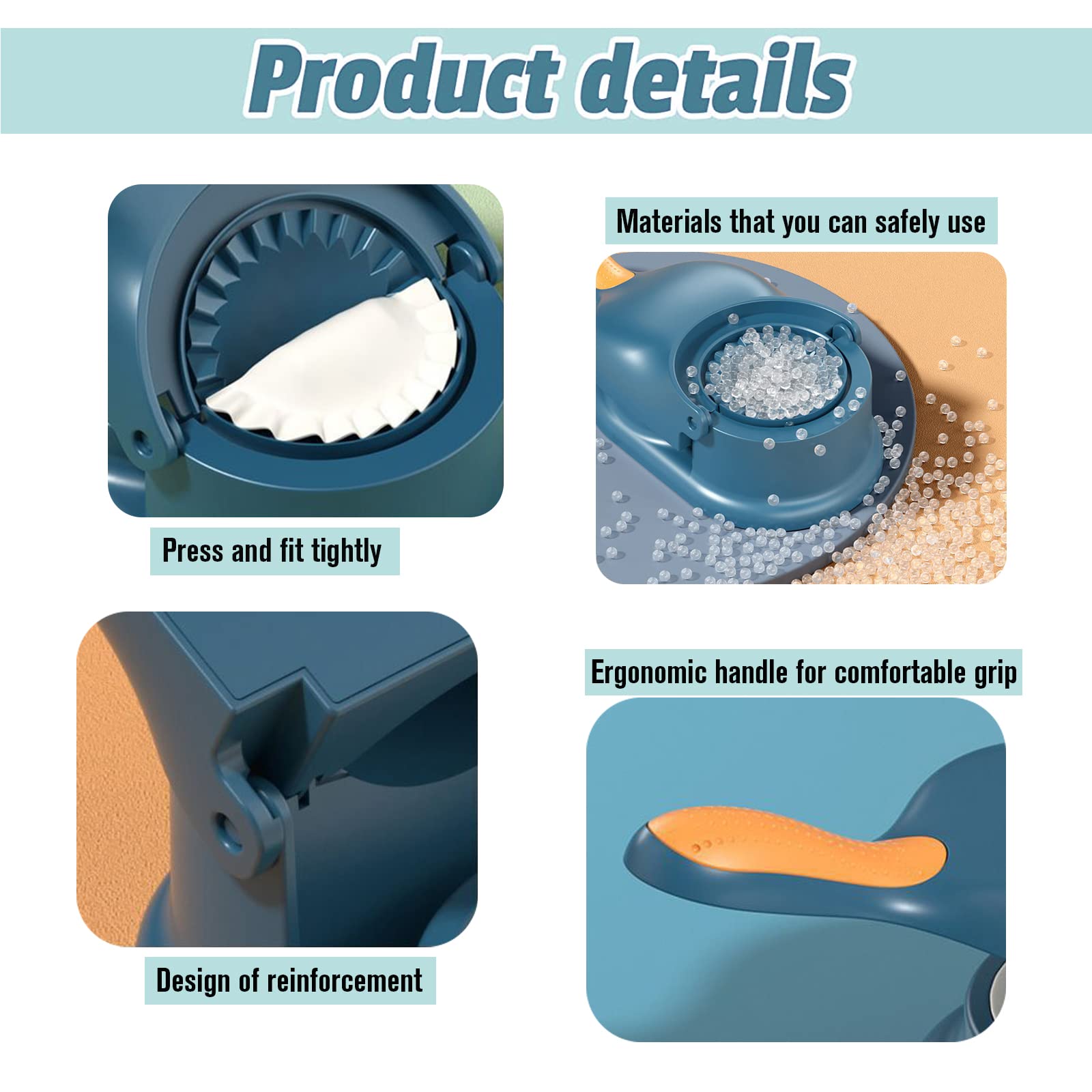2 in 1 Dumpling & Empanada Maker Press - Manual Dough Presser for Homemade Dumplings, Empanadas, Pierogi & Pastries - Kitchen Gadget for Asian & Latin Cuisine (Green) | Perfect for Family Cooking, Party Snacks & Meal Prep