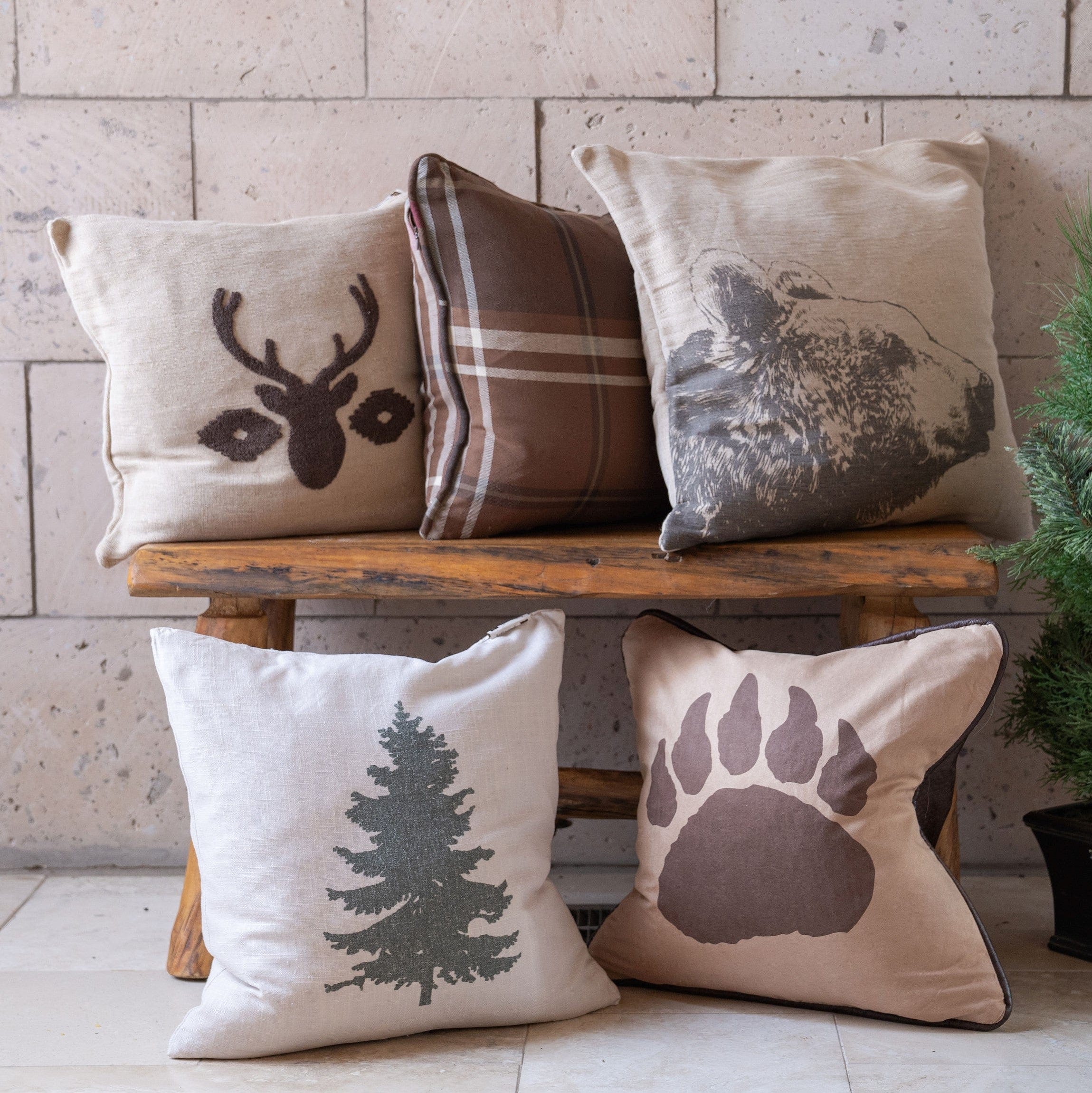 Jackson Plaid Pillow - Soft & Stylish Decorative Throw Pillow for Couch, Bed, Sofa - Perfect for Living Room, Bedroom & Home Decor