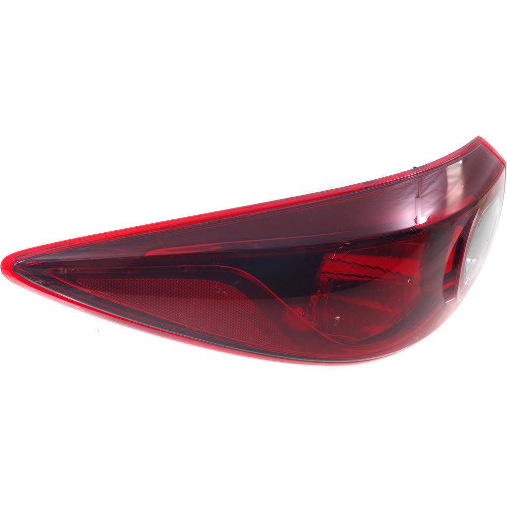 2014-2016 Mazda 3 Sedan Driver Side Tail Light - DOT Certified (Part #MA2804123, BJT1-51-160A) | Replacement for Broken/Scratched Lights | Perfect for Night Driving & Enhanced Safety