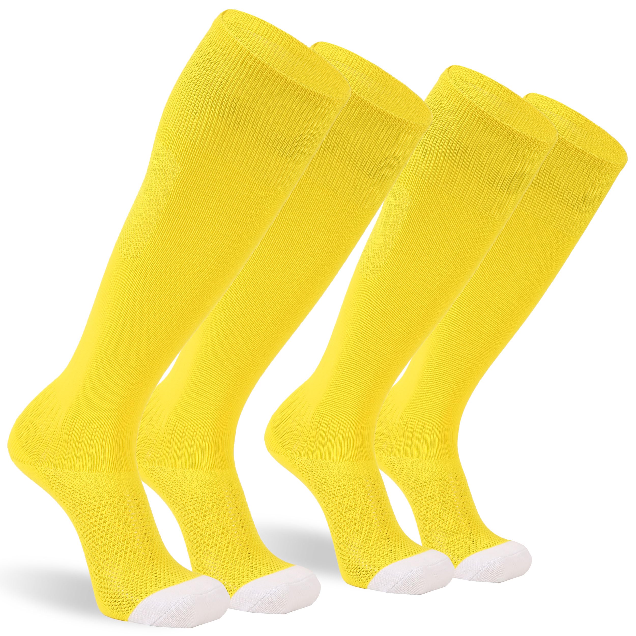 Sunew Soccer Baseball Socks - 2/3 Pack Multi-Sport Athletic Socks for Softball Football Volleyball | Youth & Adult Sizes (4 Size Options) | Perfect for Training, Games & Team Sports