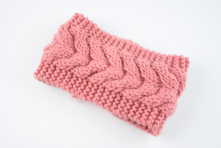Warm Acrylic Thick Wool Knitted Headband for Women - Winter Fashion Hair Accessories - Perfect for Outdoor Activities & Cold Weather