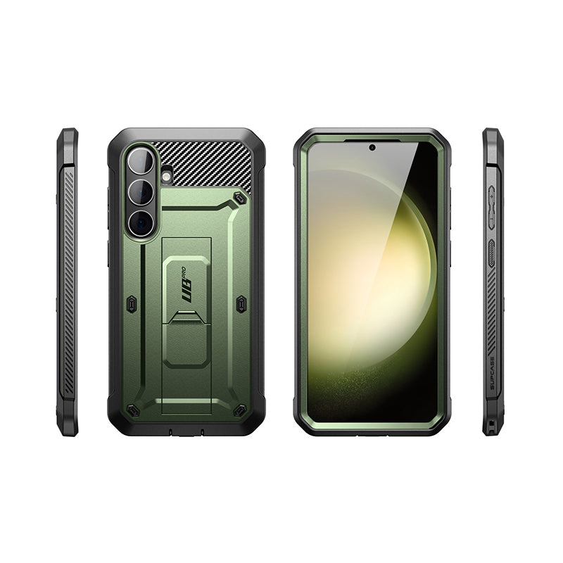 Samsung Galaxy S24 Unicorn Beetle PRO Rugged Protective Case - Military Grade Drop Protection, Shockproof & Scratch Resistant Cover (Dark Green) - Perfect for Outdoor Adventures, Construction Work & Extreme Sports