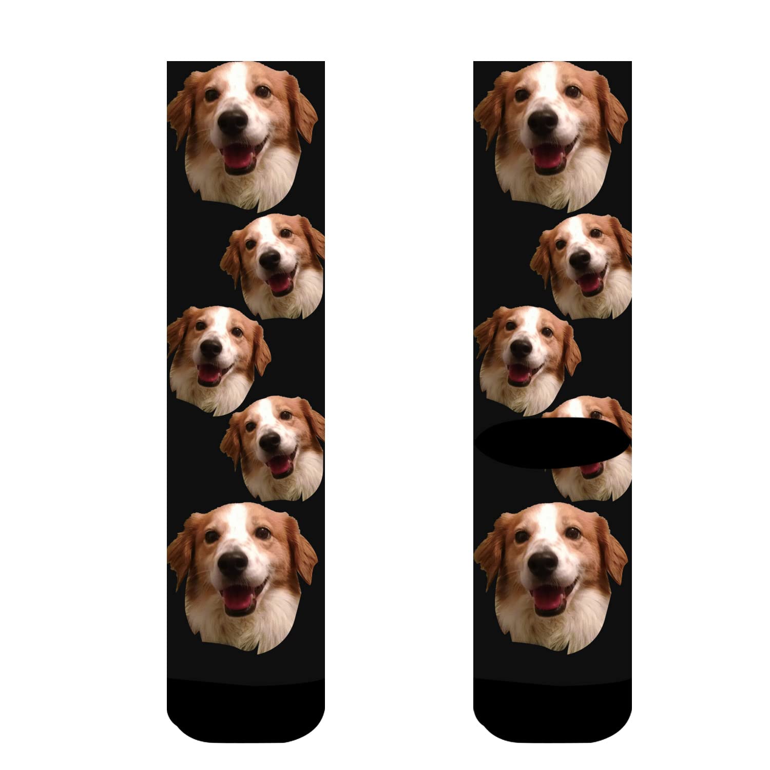 Custom Photo Socks with Your Face - Personalized Dog Socks for Men & Women | Unique Gift Idea for Birthdays, Anniversaries & Couples