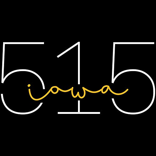 515 Area Code - Black