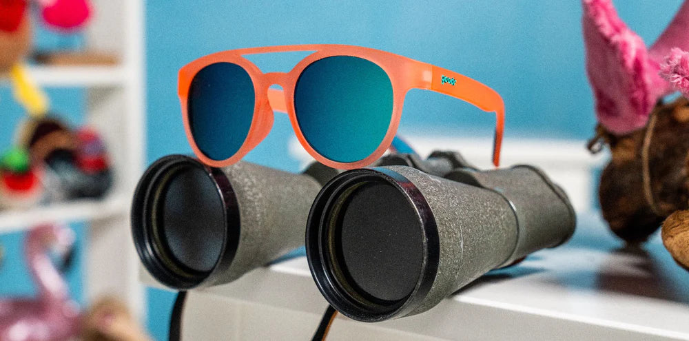 Goodr Stay Fly Sunglasses - Polarized UV Protection for Running, Cycling & Outdoor Activities | Ornithologist-Inspired Style