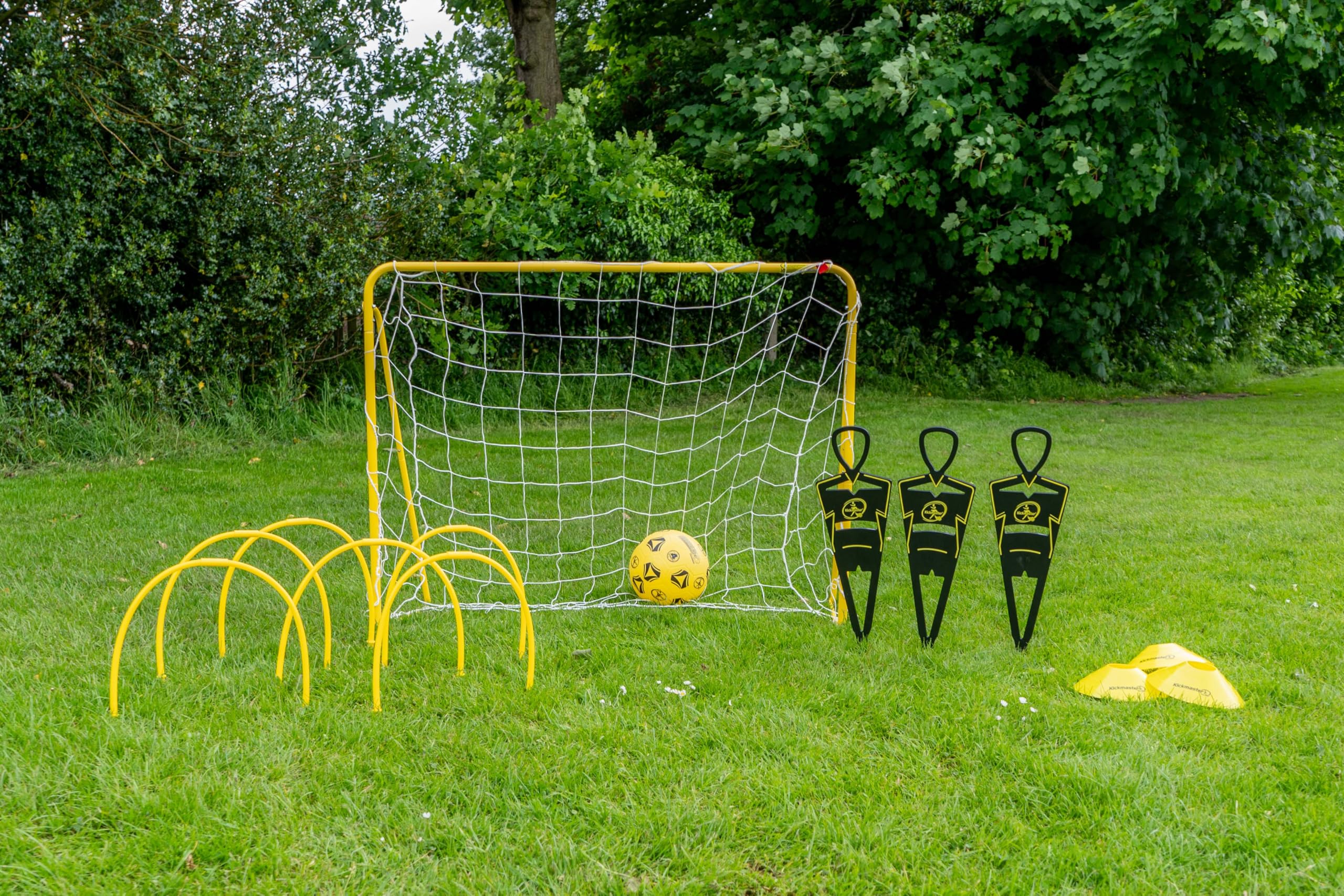 Kickmaster Ultimate Football Challenge Gift Set with Games Manual - Perfect for Kids, Teens & Family Game Nights, Outdoor Play & Sports Enthusiasts