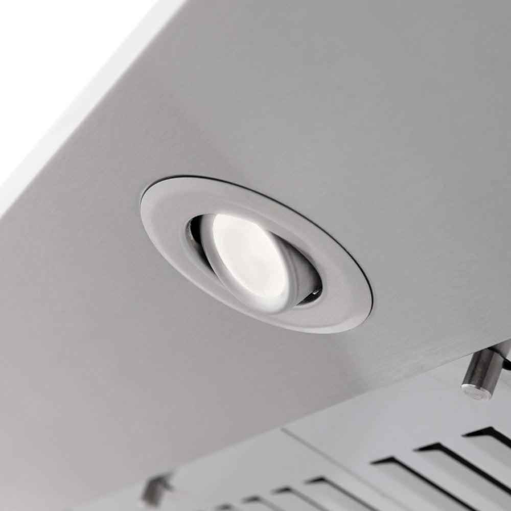 ZLINE Stainless Steel Wall Mount Range Hood with Built-in CrownSound Bluetooth Speakers (KF2CRN BT) - Perfect for Modern Kitchens & Open-Concept Living Spaces