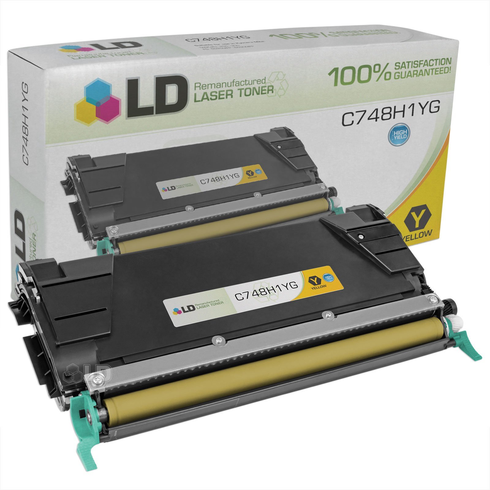 LD Products Remanufactured High-Yield Yellow Toner Cartridge Replacement for Lexmark C748 C748H1YG - Compatible with Lexmark C746DN, C746DTN, C746N, C748DE, C748DTE, C748E Printers - Ideal for Office & Home Printing Needs
